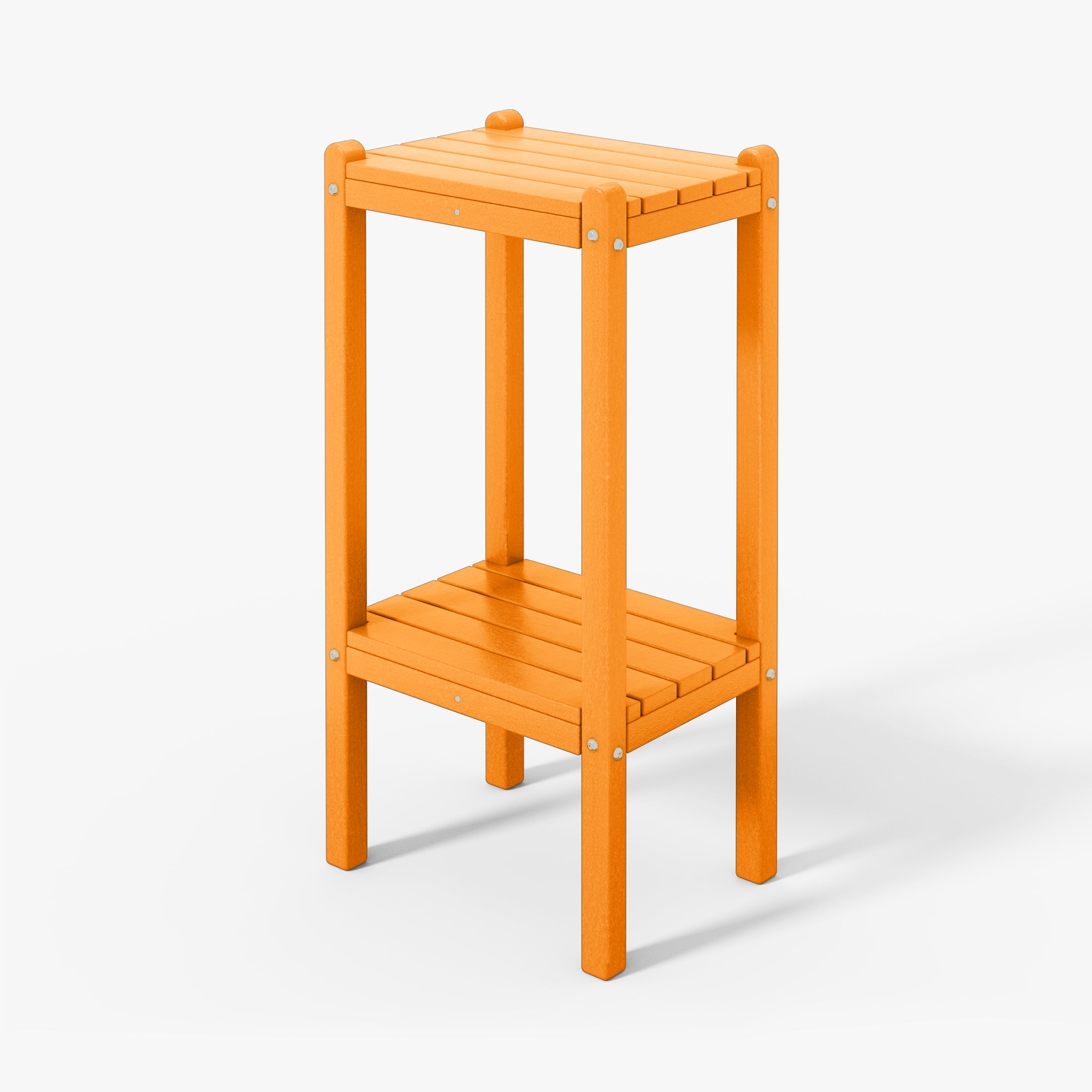 Paradise 36" Outdoor Adirondack HDPE 2-Tier Patio Side Table