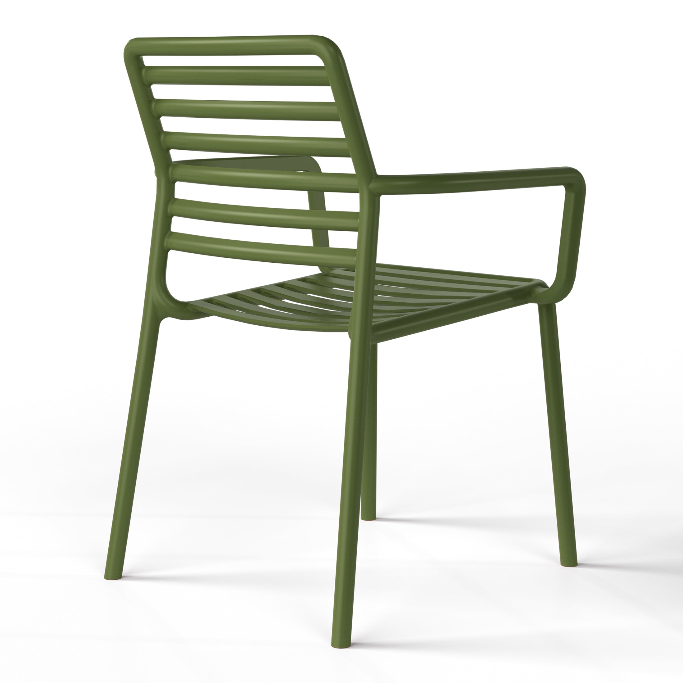 Sunshine Outdoor Stackable Polypropylene Plastic Resin Dining Armchairs (Set of 4)