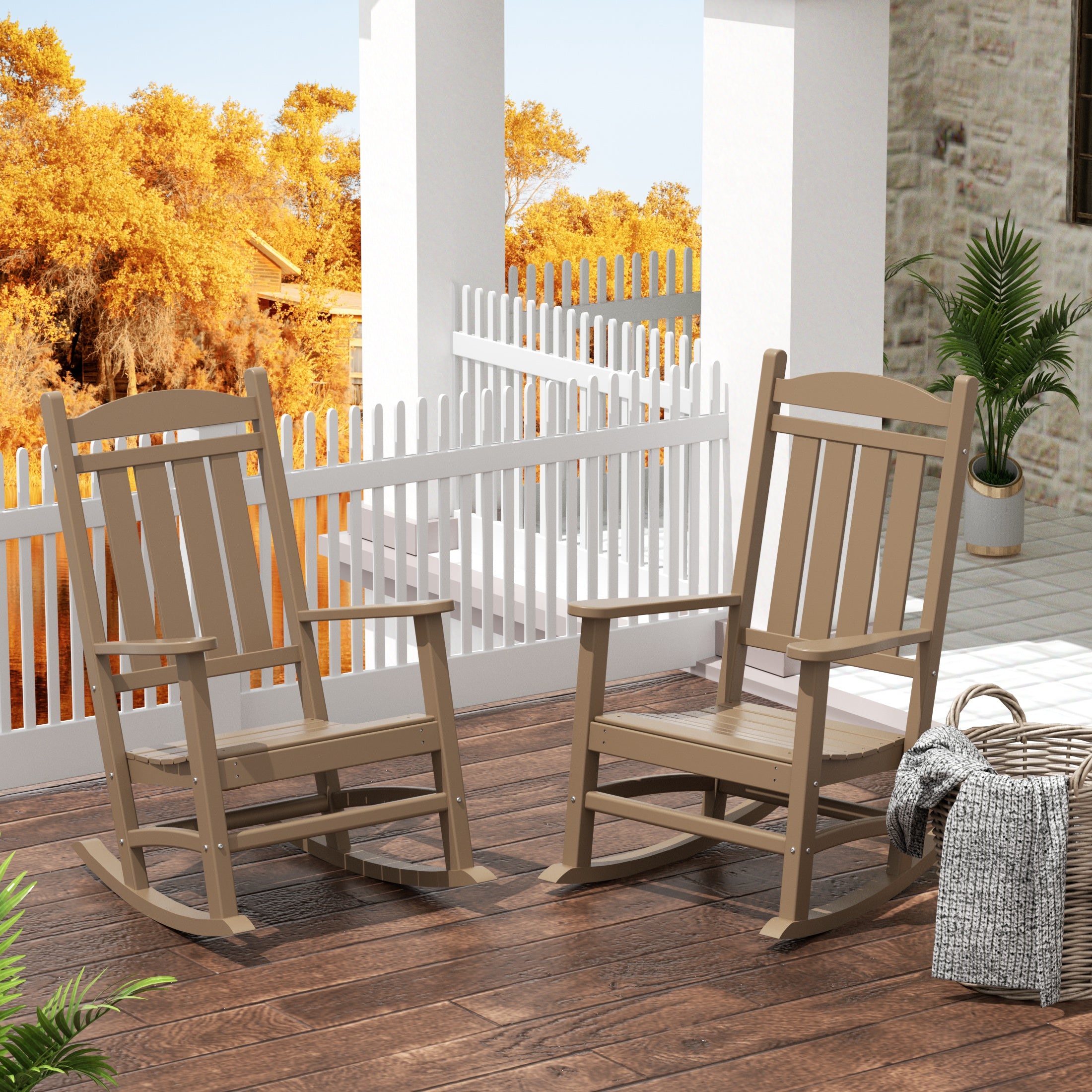 Paradise 2-Piece set Outdoor / Patio rocking chairs ( 2 seater )