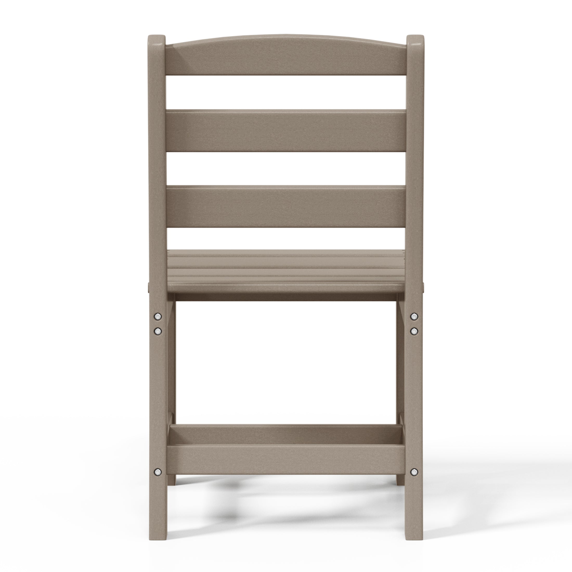 Palms Outdoor HDPE Patio Classic Armless Dining Side Chair