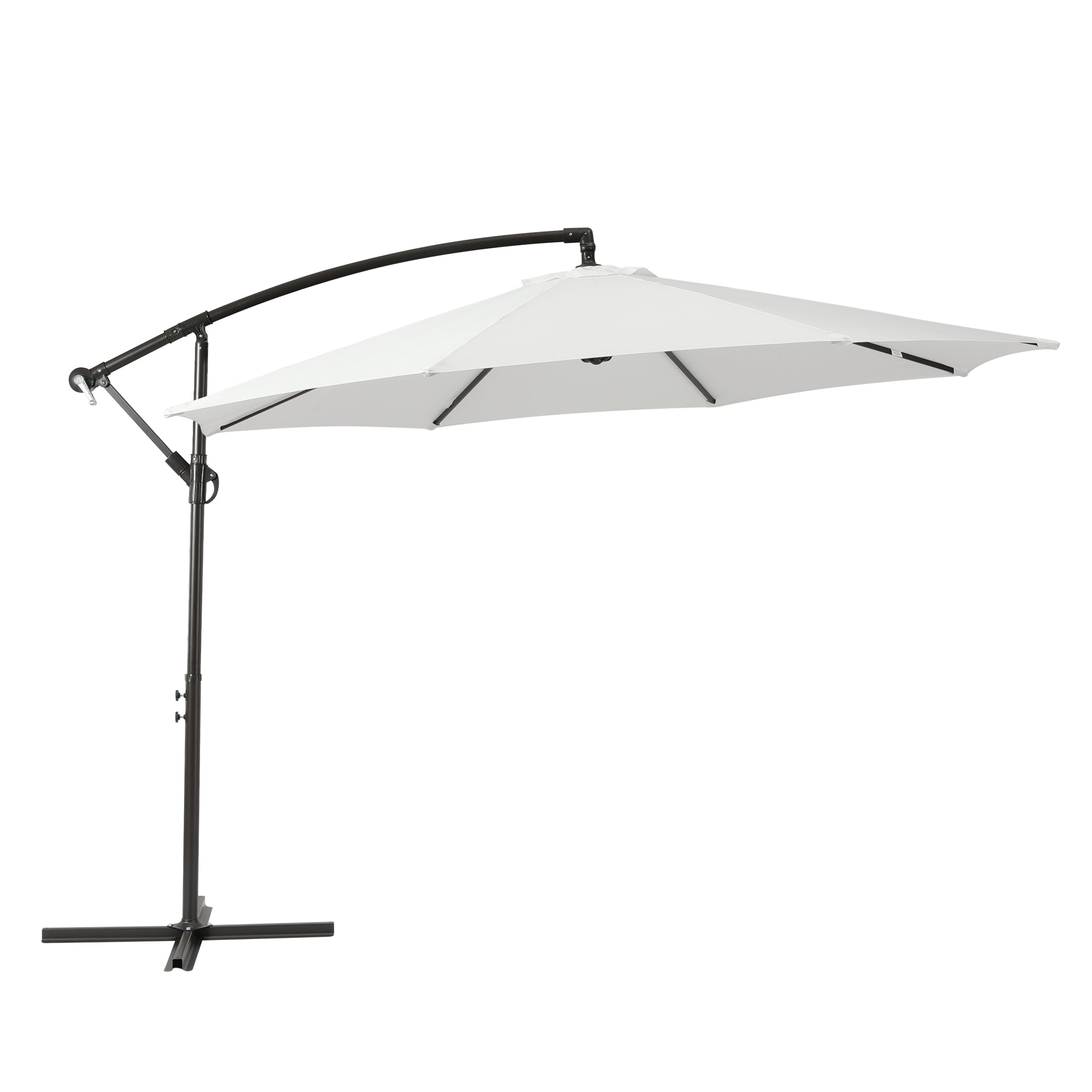 Elm 10 ft. Outdoor / Patio Cantilever Hanging Umbrella