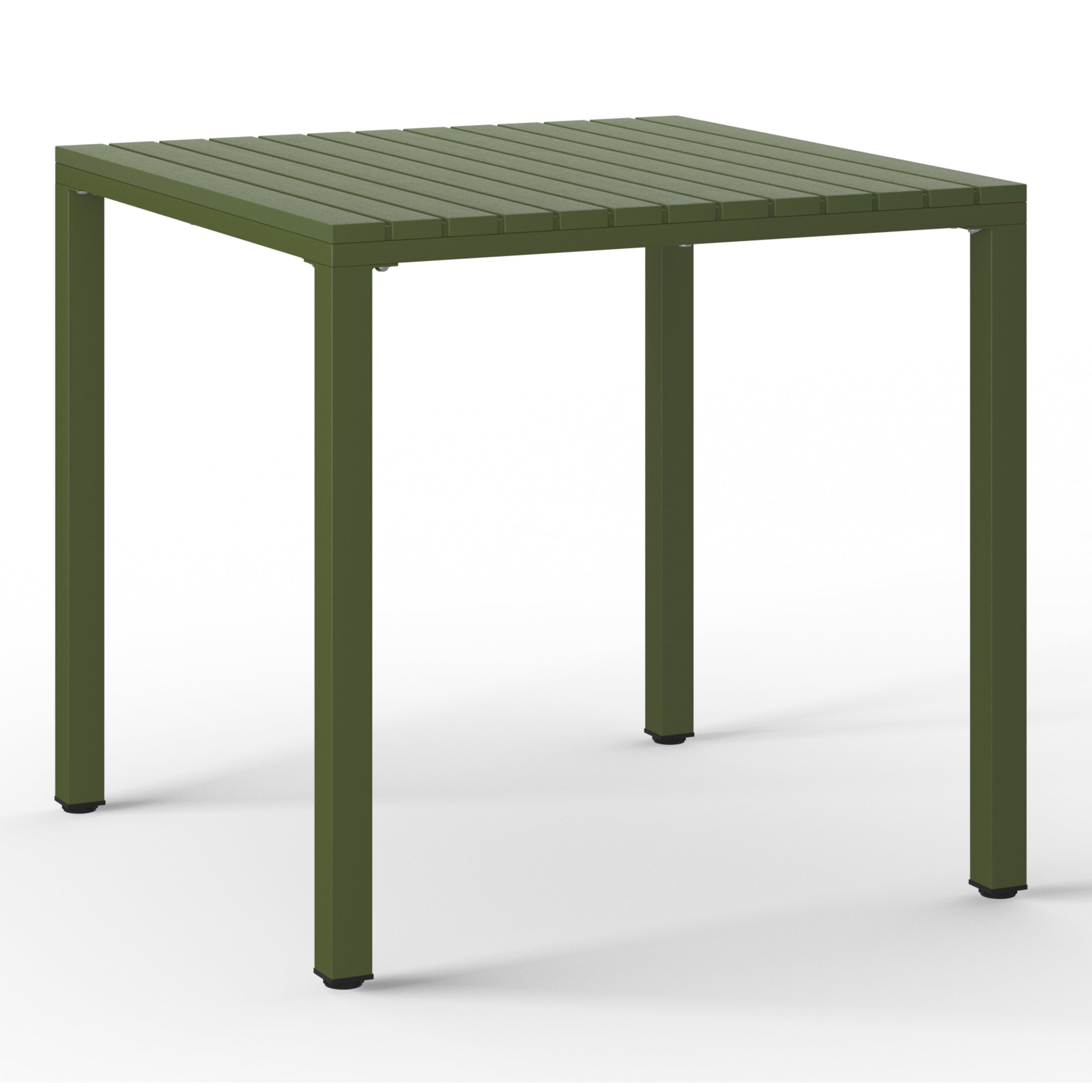 Sunshine 5-Piece Outdoor Metal Frame Dining Table Patio Set with Stackable Patio Dining Chairs