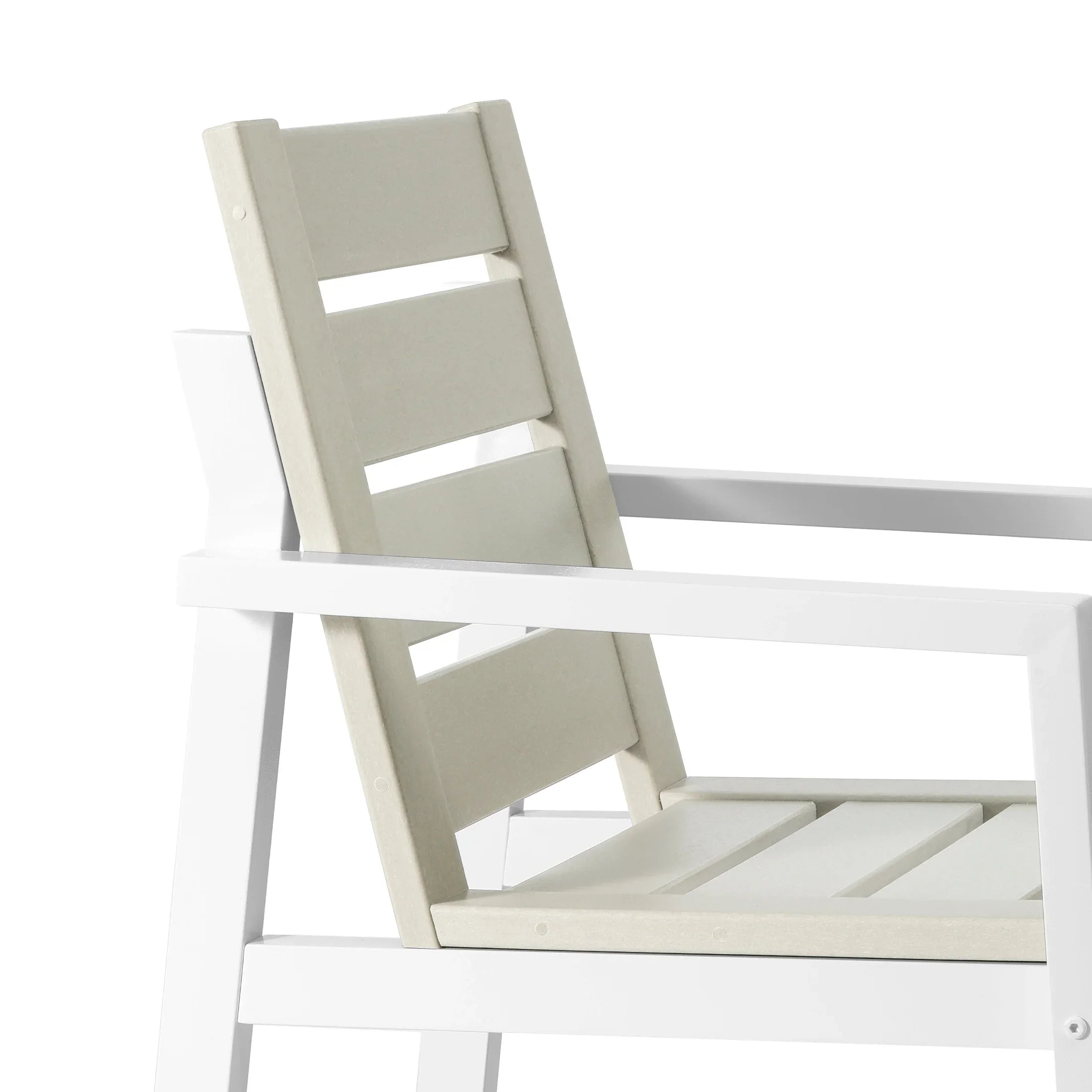 Stinson HDPE Outdoor Patio Dining Arm Chair