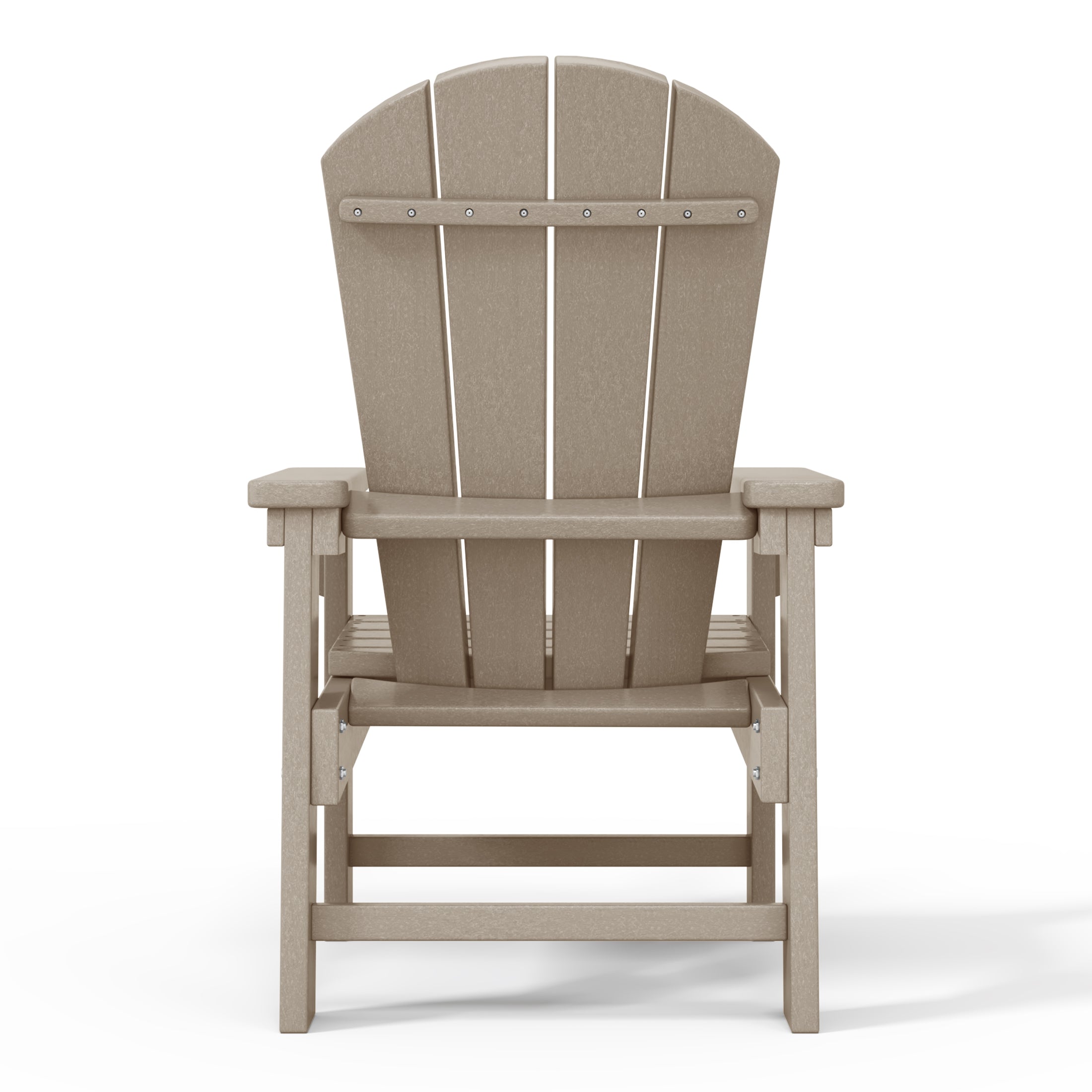 Paradise Kids Outdoor HDPE Adirondack Plastic Patio Chair