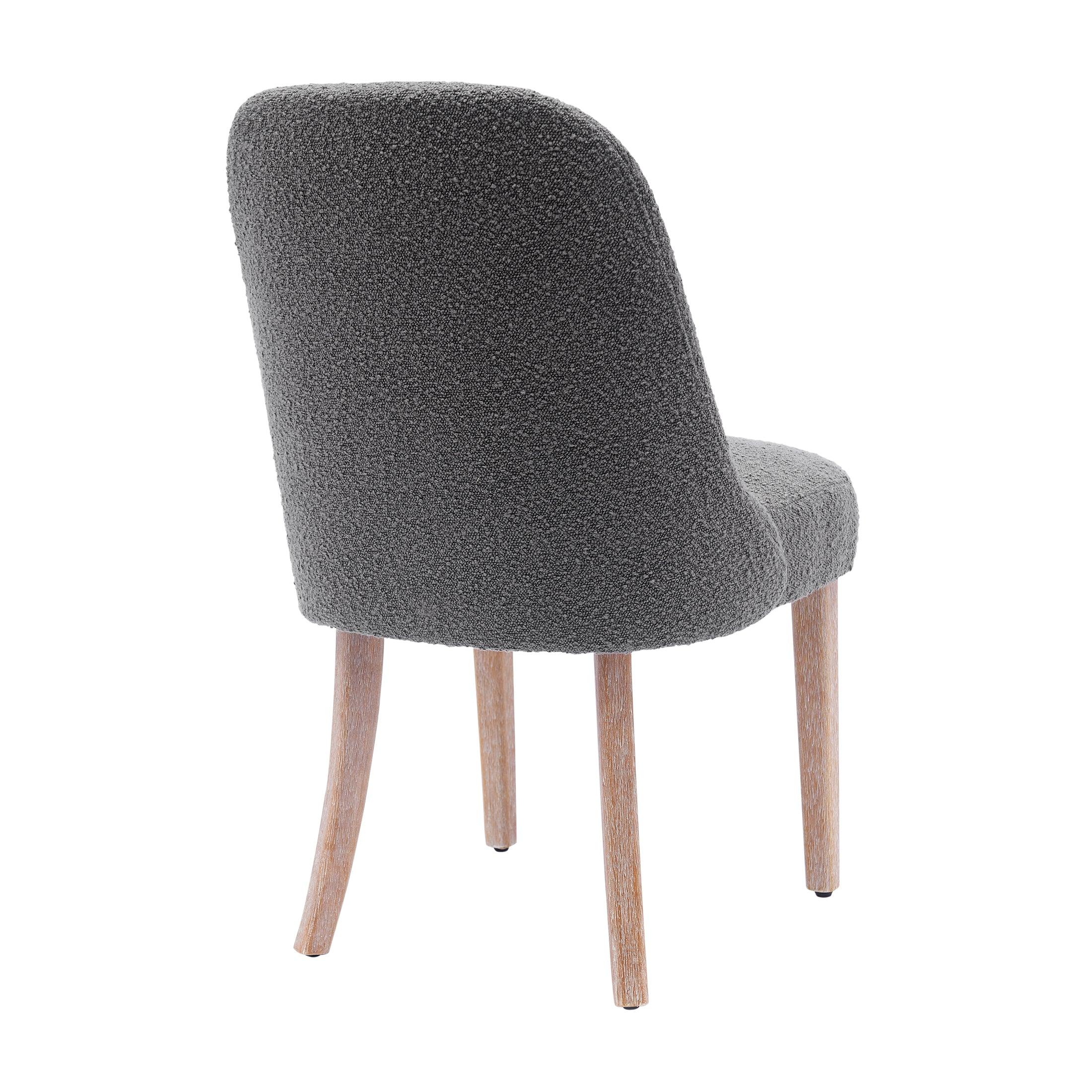 Amélie Mid-Century Modern Boucle Dining Chair (Set of 2) - Costaelm