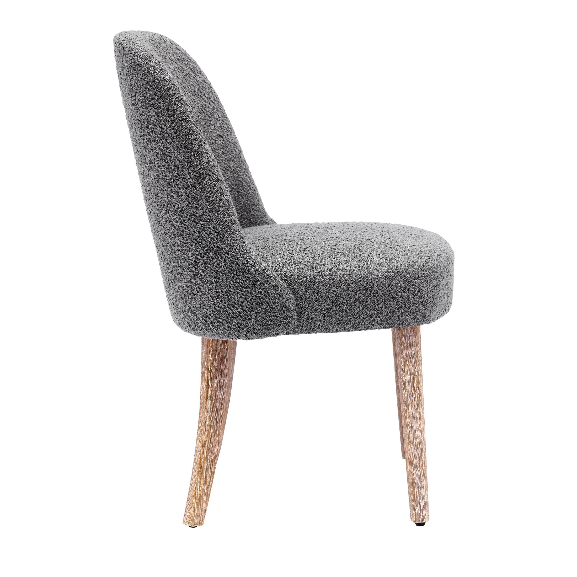 Amélie Mid-Century Modern Boucle Dining Chair (Set of 4) - Costaelm