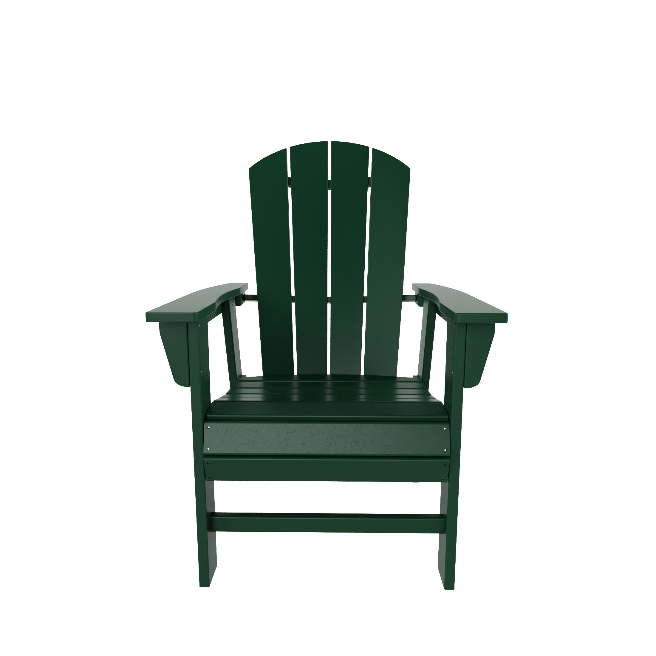 Paradise Malibu Outdoor Patio HDPE Plastic Adirondack Dining Chair