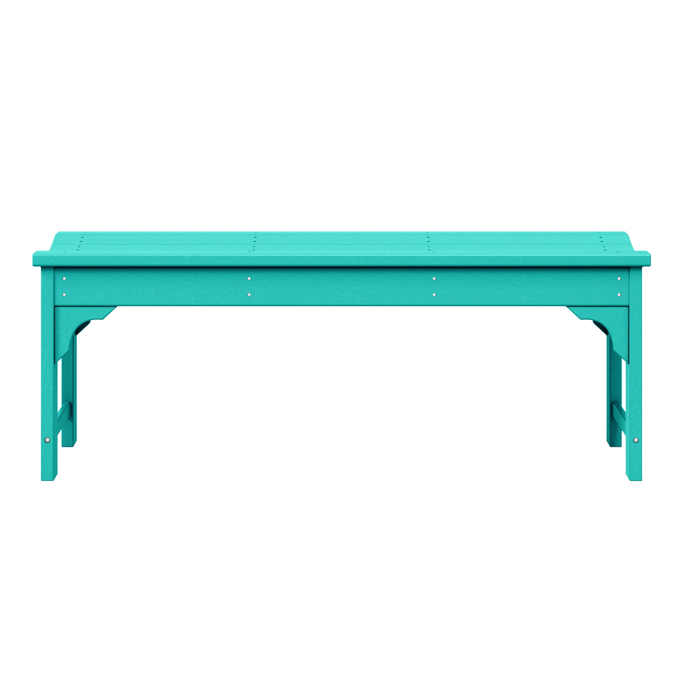 Paradise Westintrends 48" length backless Poly Westin Trendsod Outdoor / Garden bench