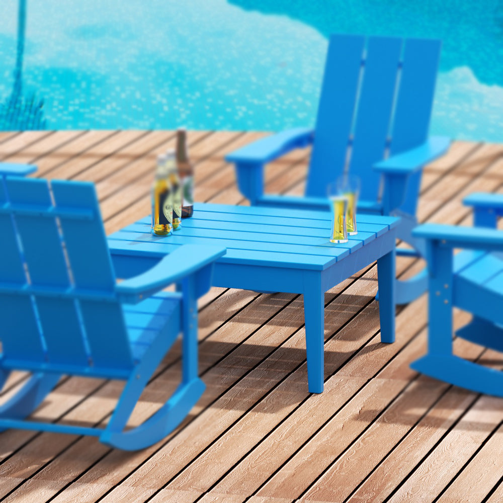 Palms Outdoor Patio Modern Adirondack Conversation Table