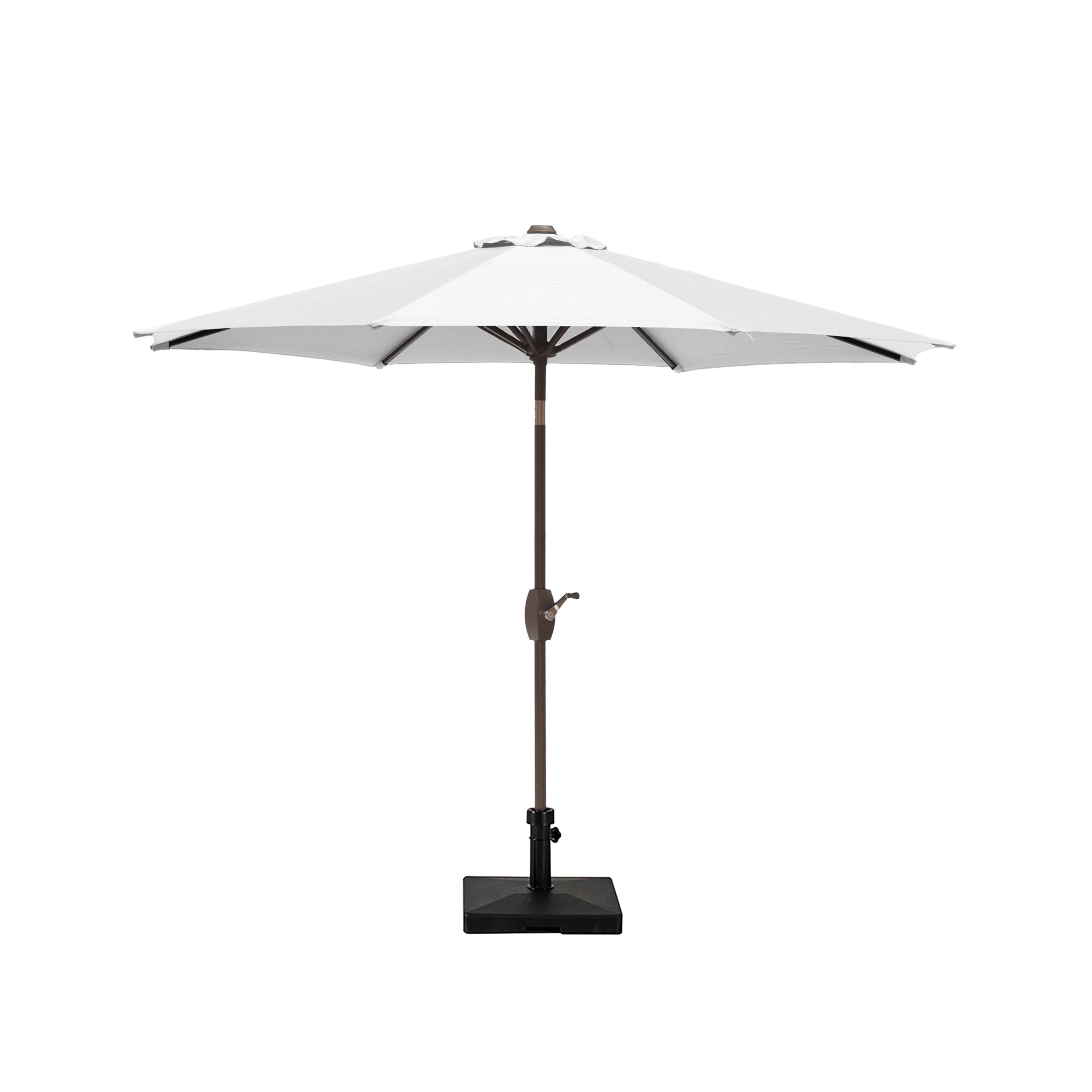 Cabana 9 ft. Patio Table Umbrella with 50 lbs concrete weight base kit