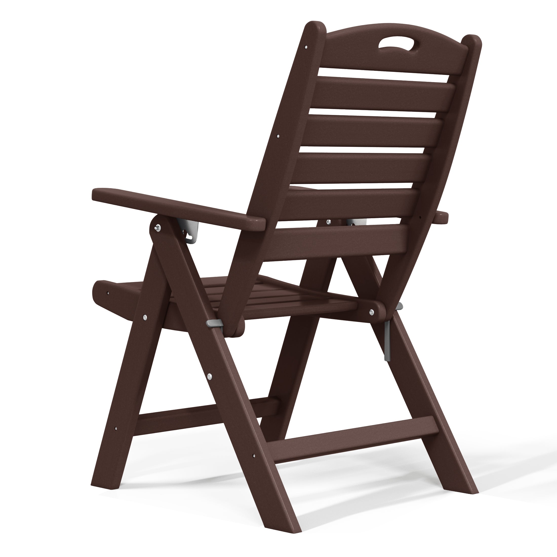 Paradise HDPE Adjustable Highback Folding Patio Dining Chair