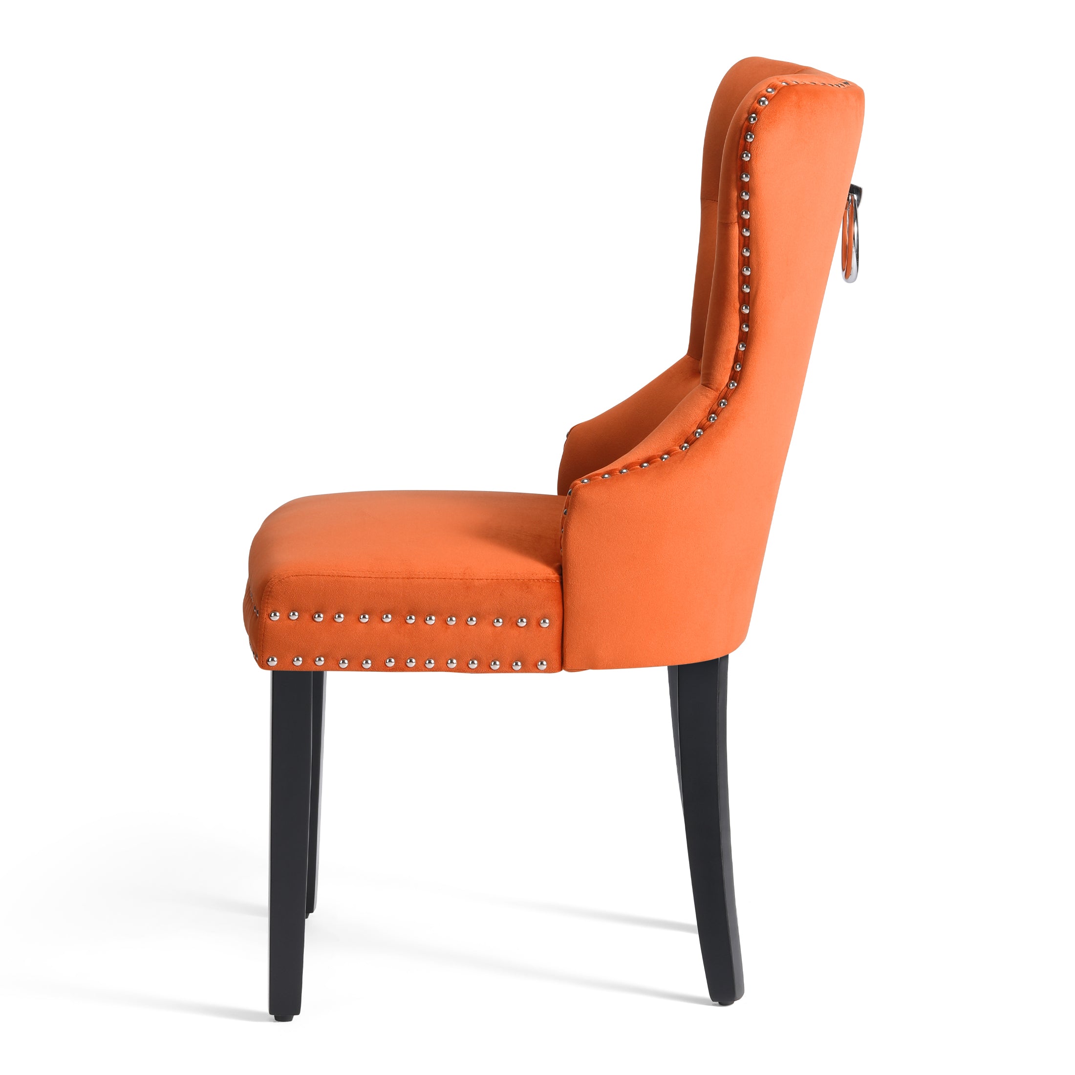 Hank Velvet Upholstered Tufted Dining Chairs (Set of 6)