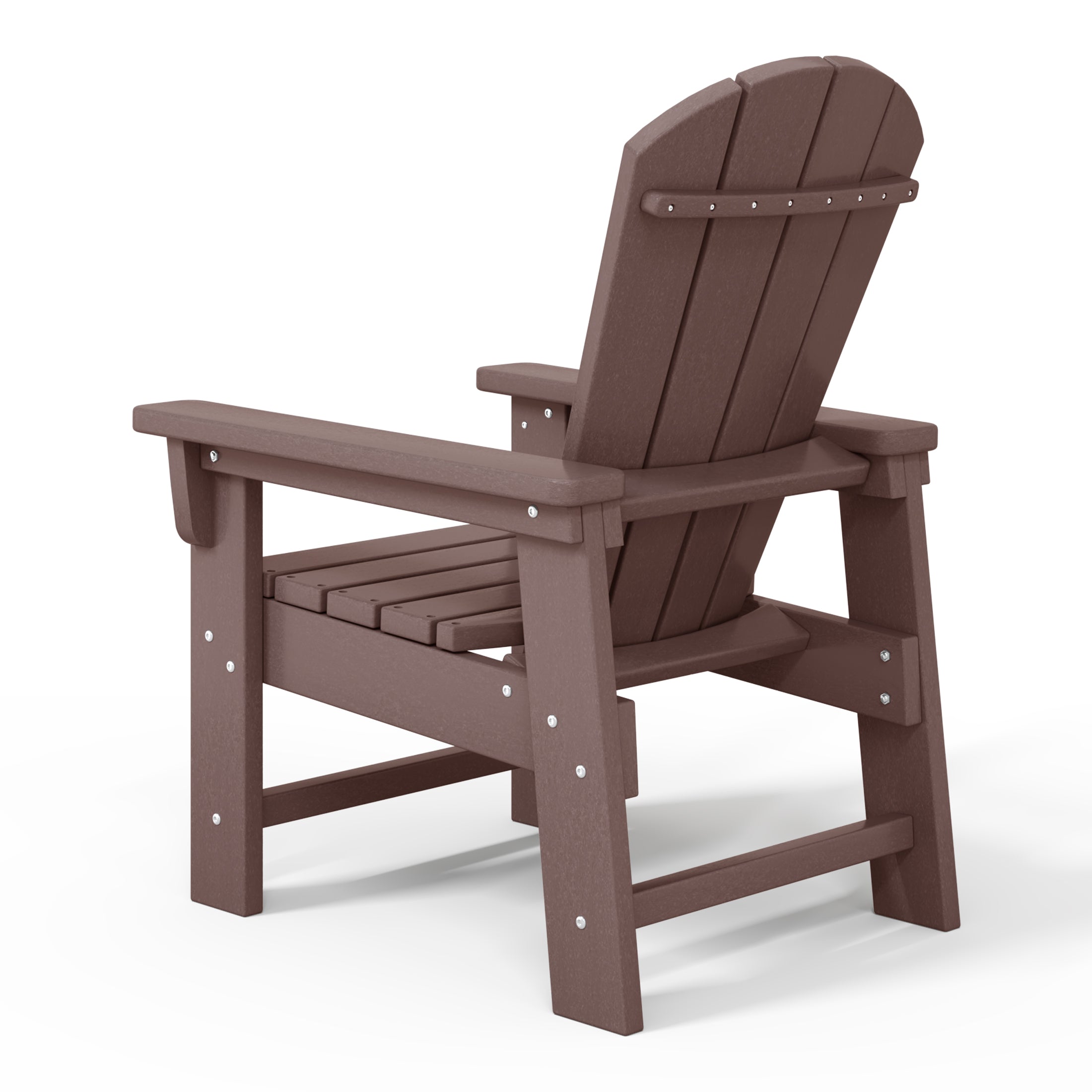 Paradise Kids Outdoor Adirondack Plastic Patio Chair (Set of 2)