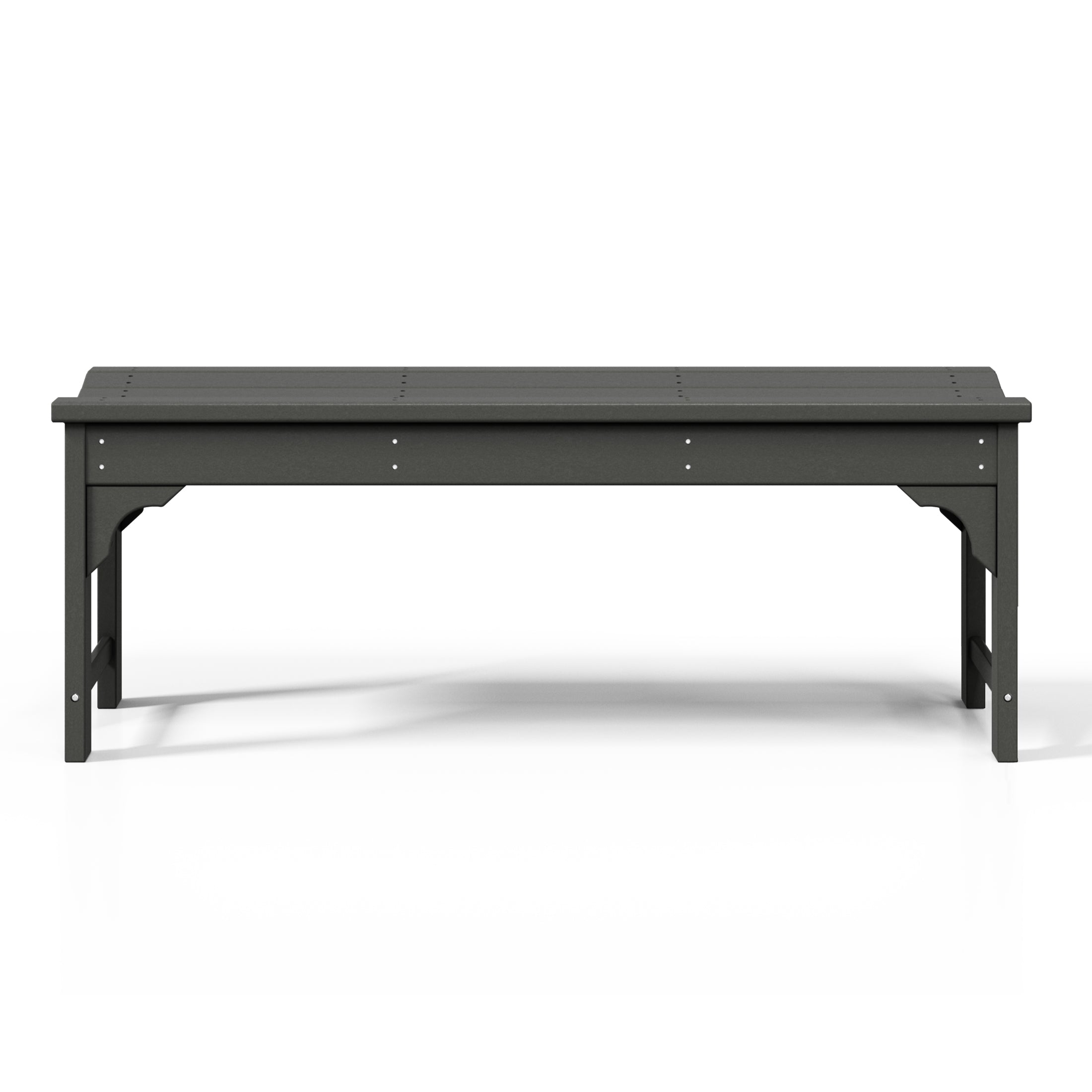 Paradise 48" length backless Poly Wood Outdoor / Garden bench