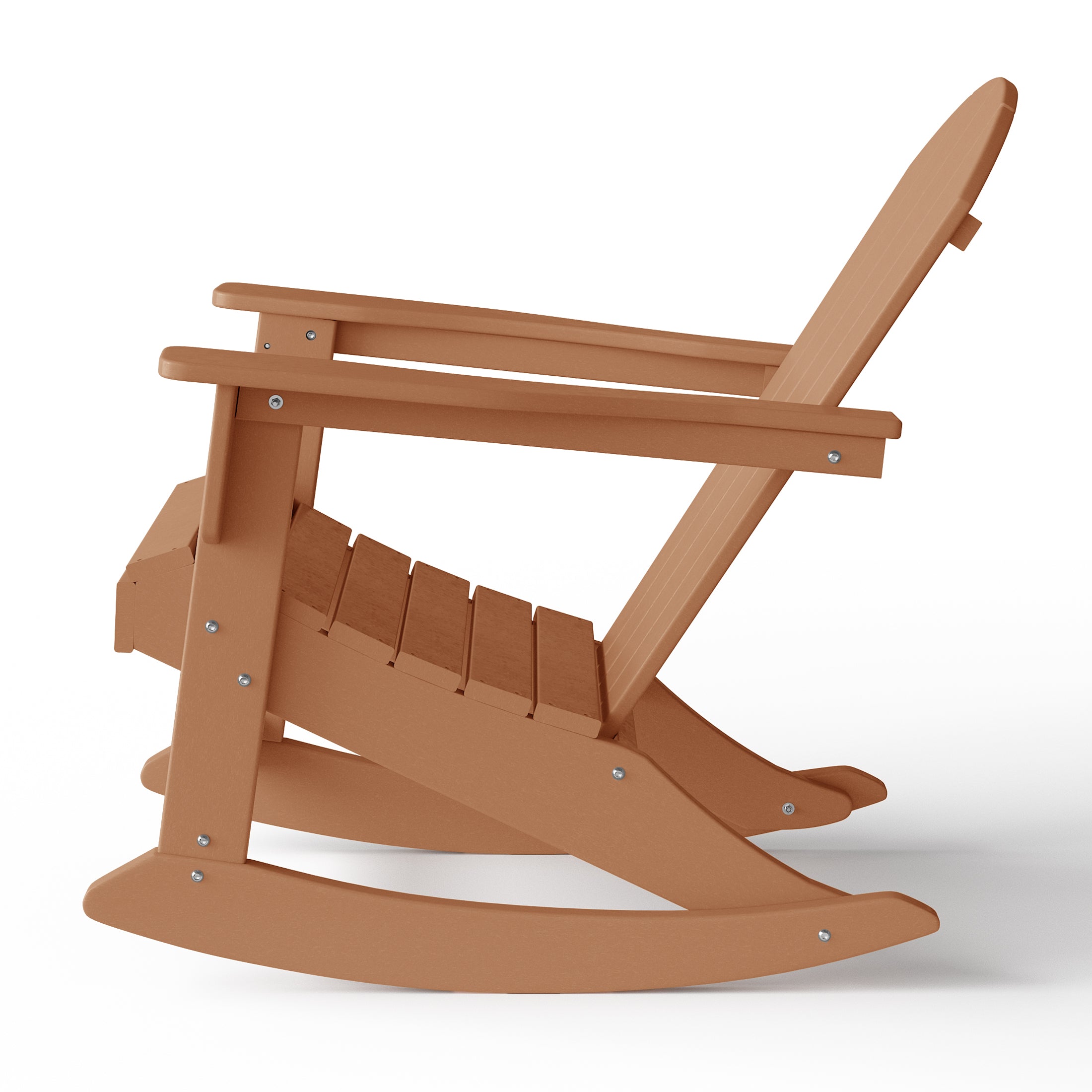 Paradise 2 piece set Outdoor / Patio Poly Adirondack rocking chairs ( 2 seater )