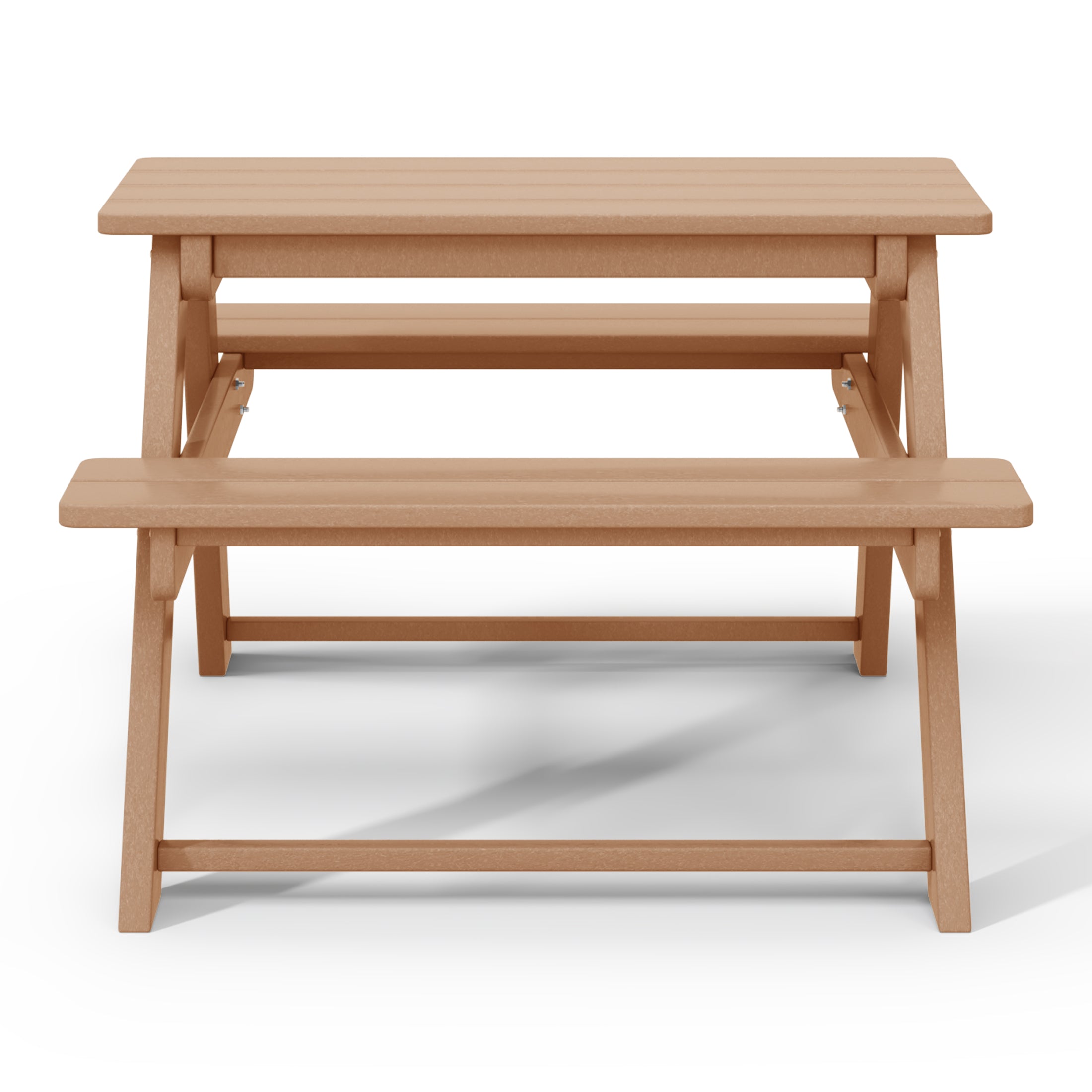 Paradise Outdoor Patio Kids HDPE Bench Picnic Table
