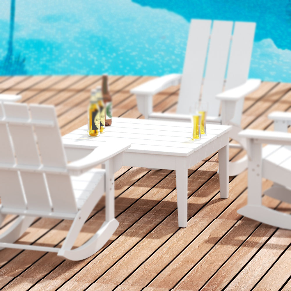 Palms Outdoor Patio Modern Adirondack Conversation Table