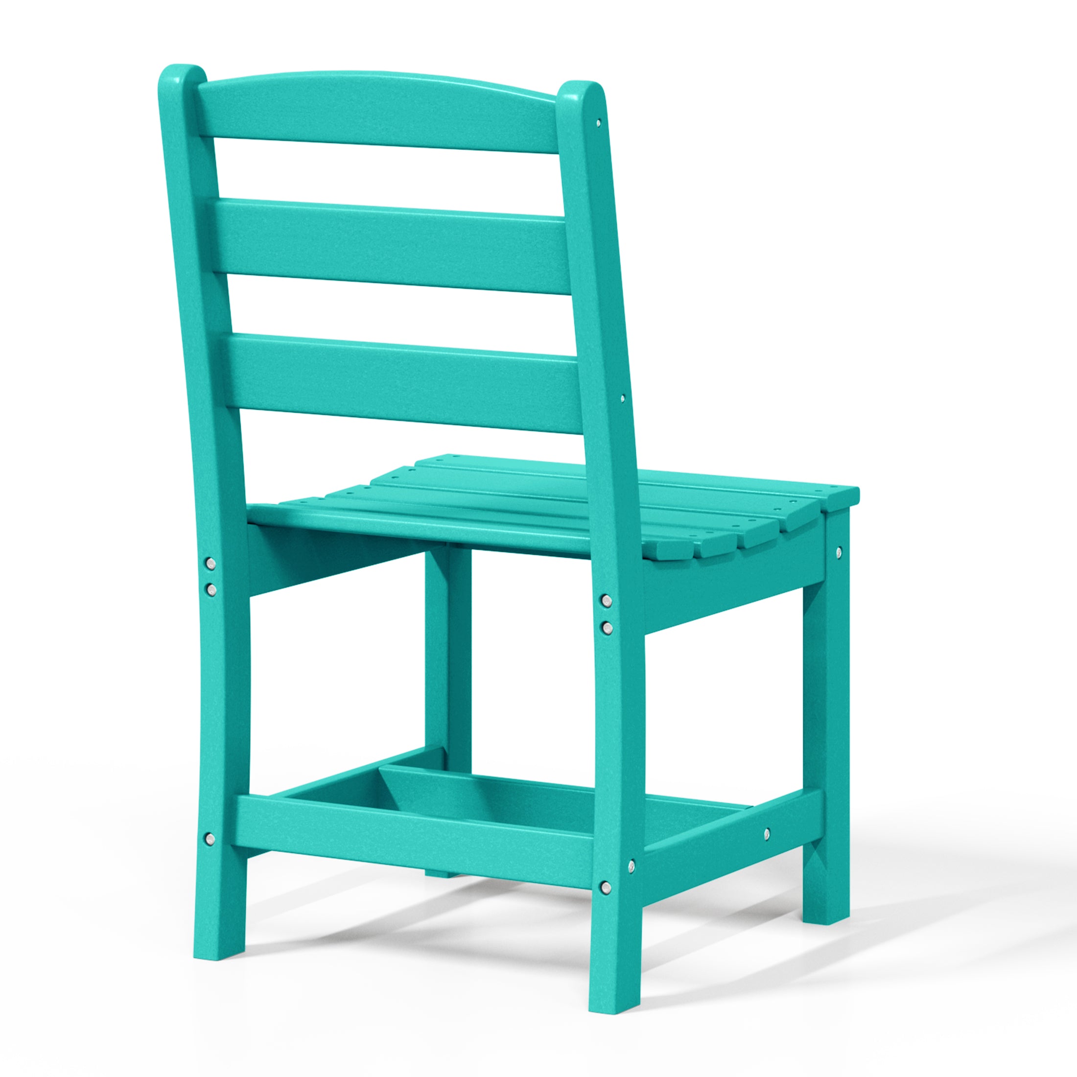 Palms Outdoor HDPE Patio Classic Armless Dining Side Chair