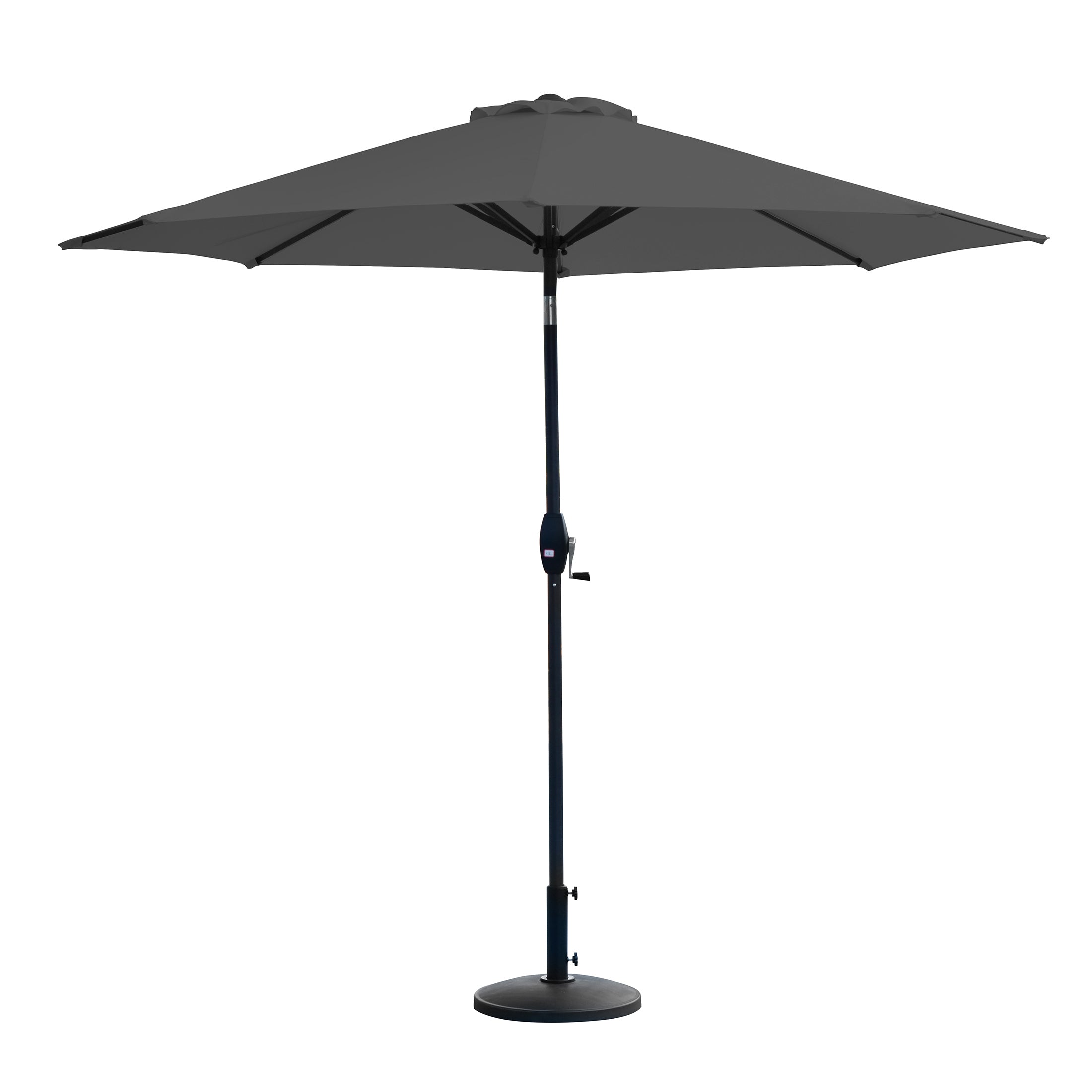 Cabana 9 ft. Patio Table Umbrella with tilt, crank features and free standing weight base kit