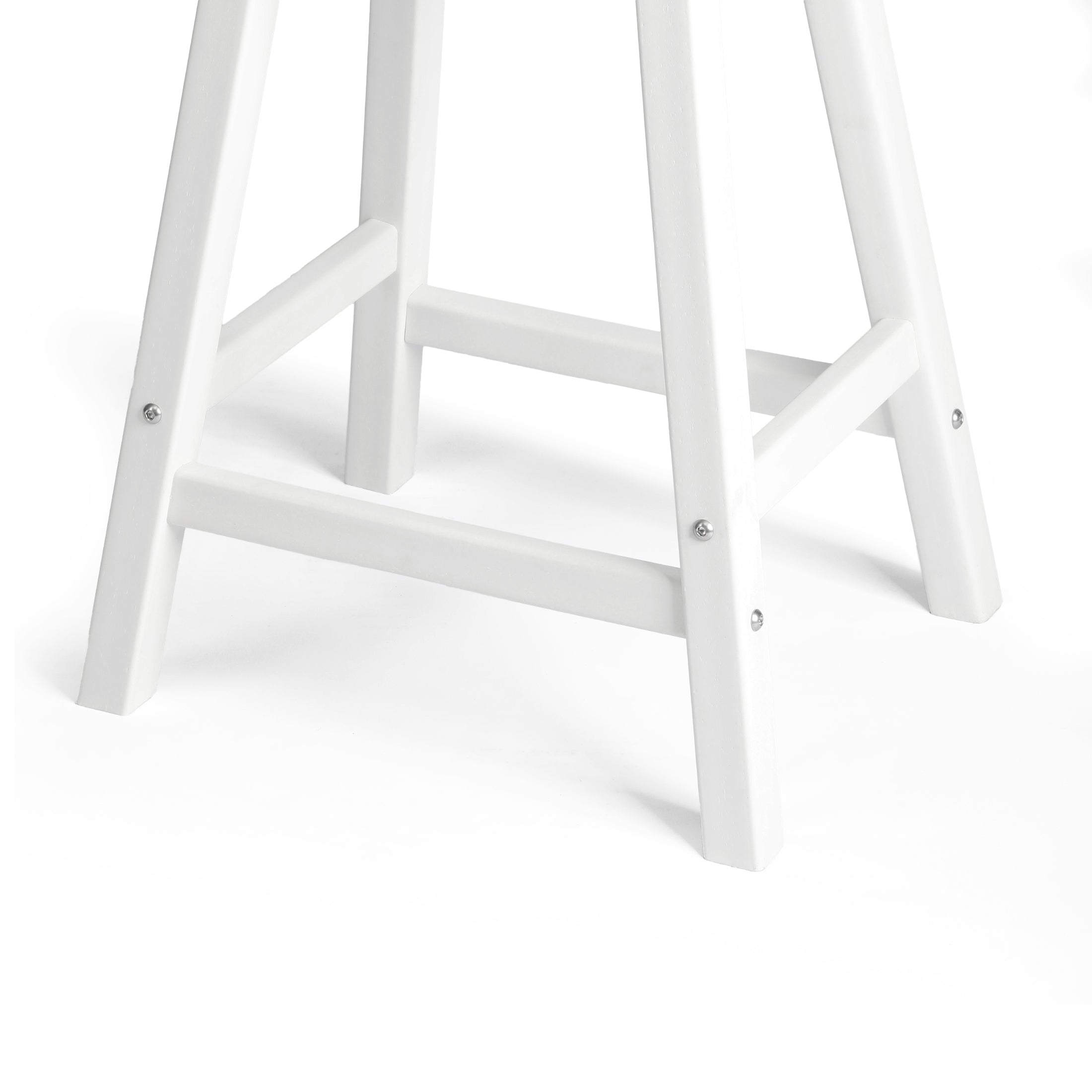 Paradise 24" HDPE Outdoor Patio Counter Height Bar Stools (Set of 2)