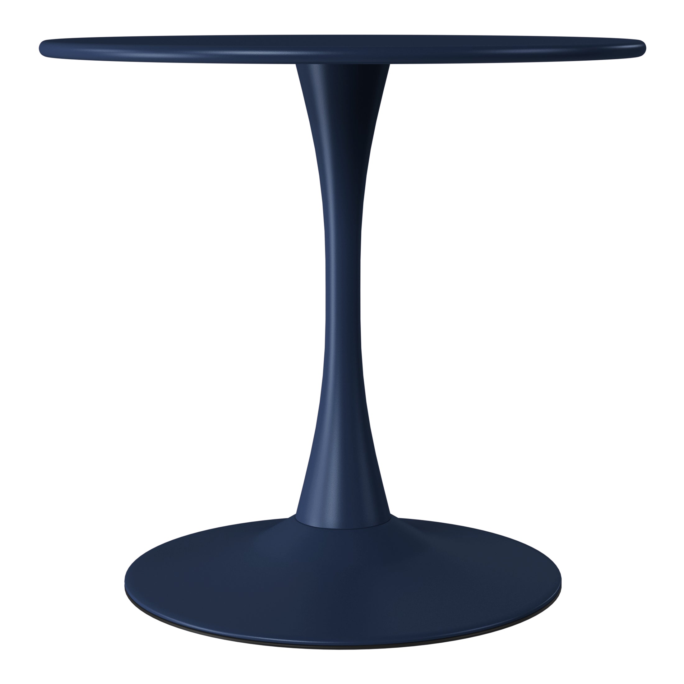 Sunshine 31.5" Round Outdoor Indoor Metal Cocktail Dining Table