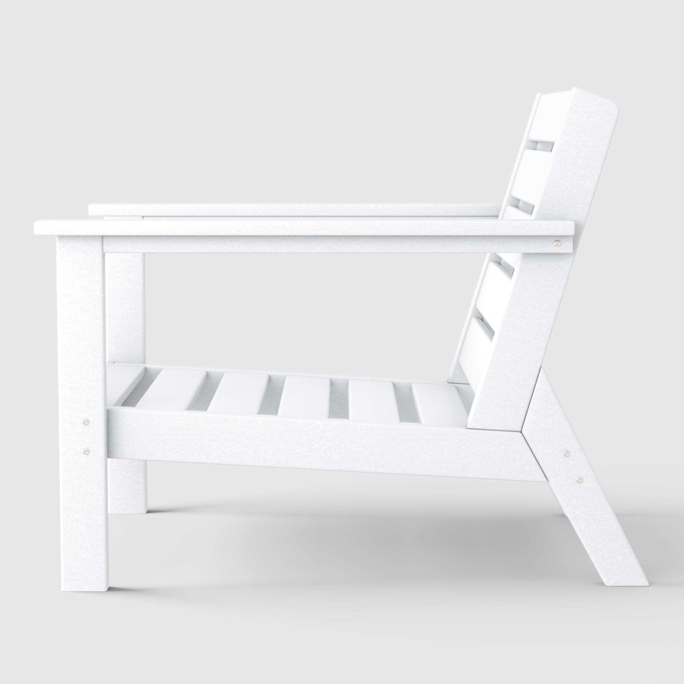 Portsmouth Outdoor Patio HDPE Deep Seating Armchair