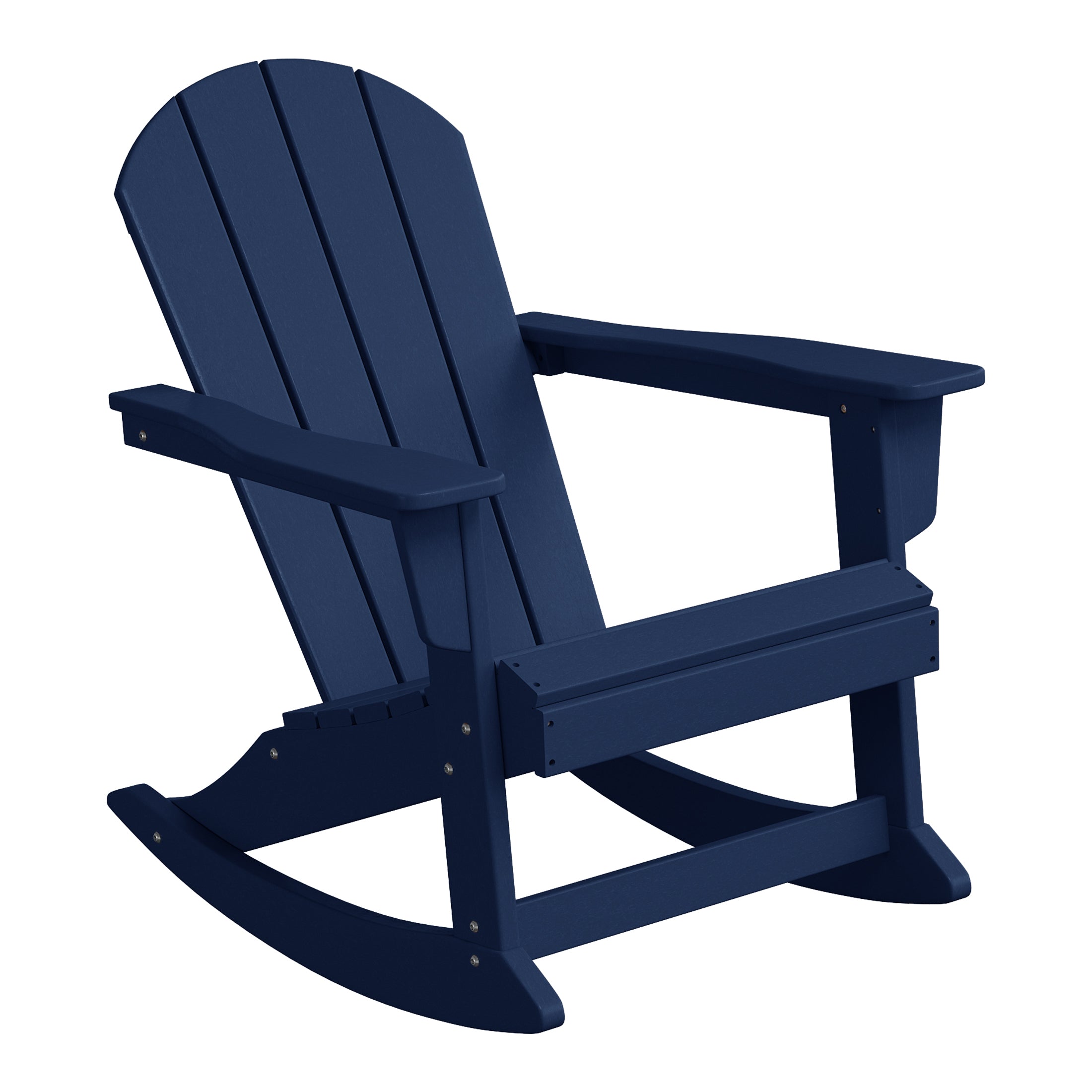 Paradise 2 piece set Outdoor / Patio Poly Adirondack rocking chairs ( 2 seater )