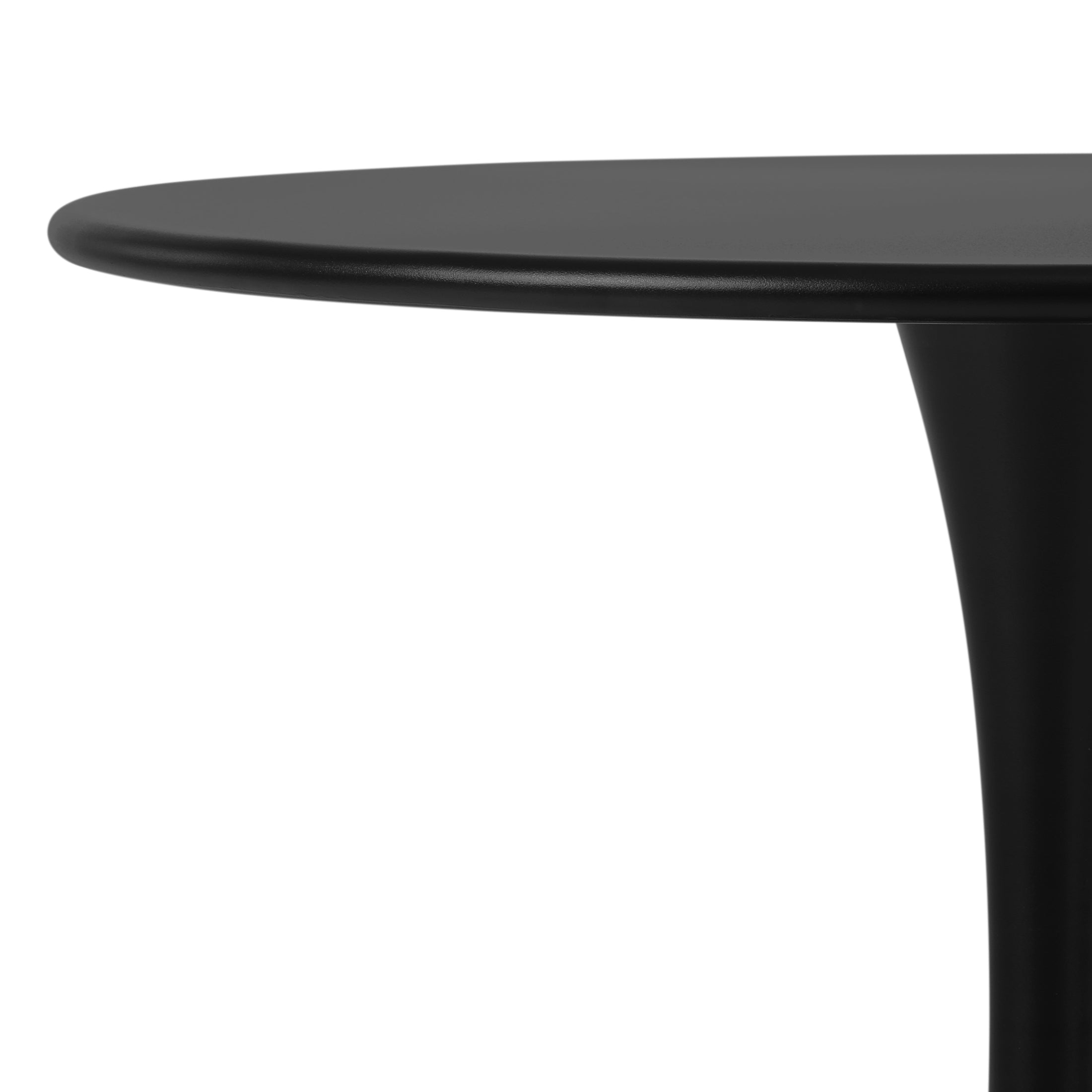 Sunshine 31.5" Round Outdoor Indoor Metal Cocktail Dining Table