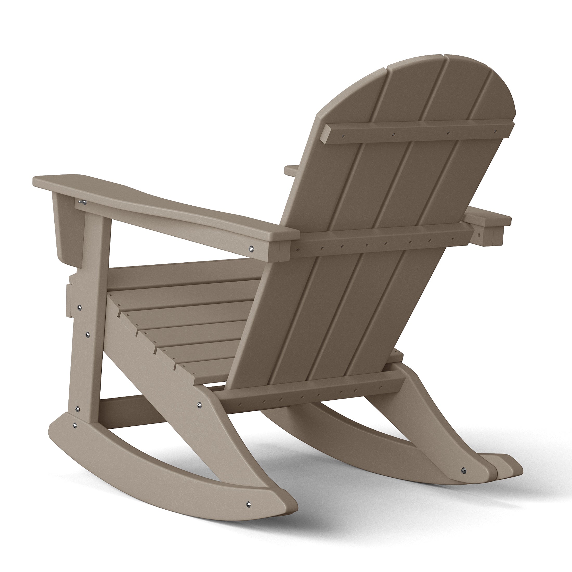 Paradise 2 piece set Outdoor / Patio Poly Adirondack rocking chairs ( 2 seater )