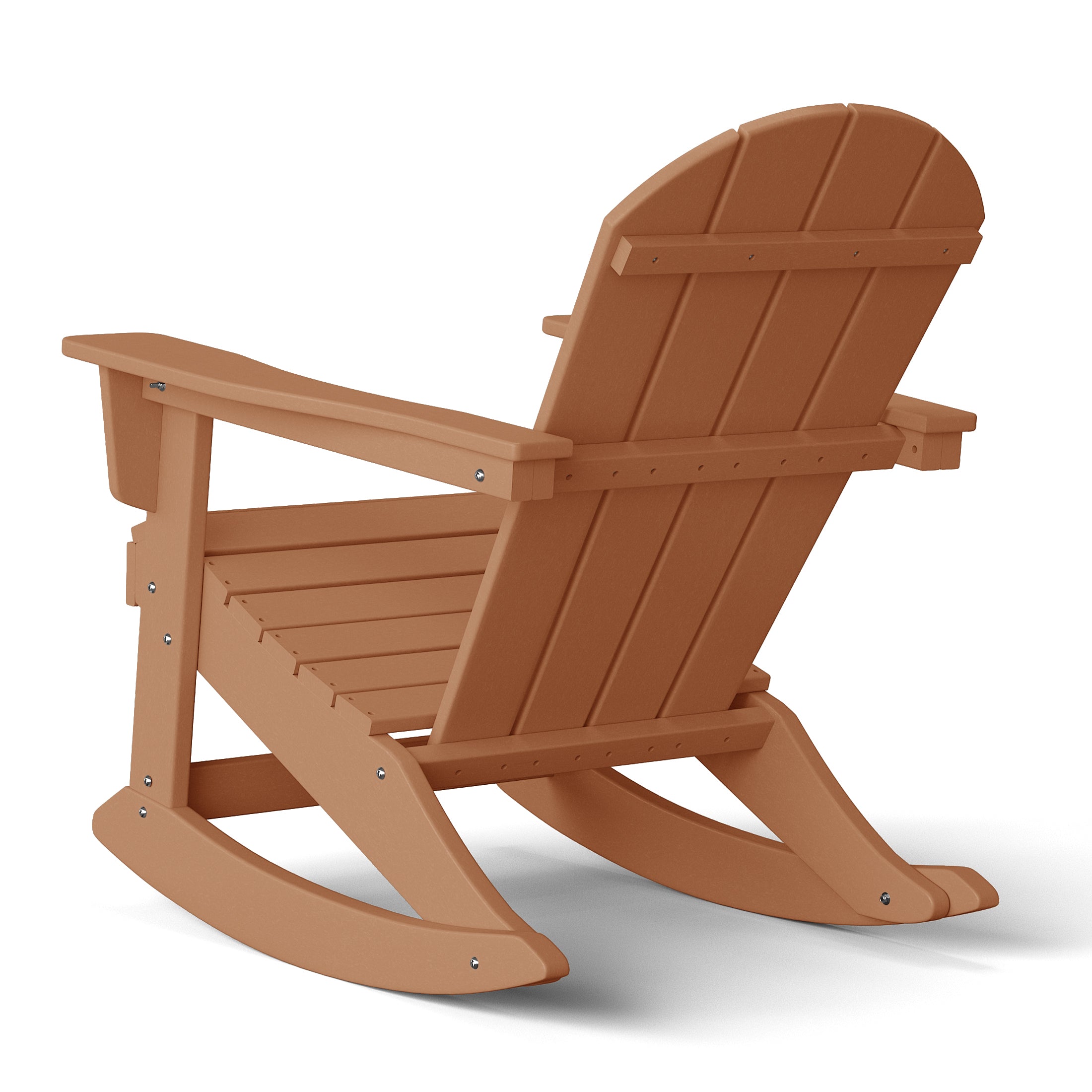 Paradise 2 piece set Outdoor / Patio Poly Adirondack rocking chairs ( 2 seater )