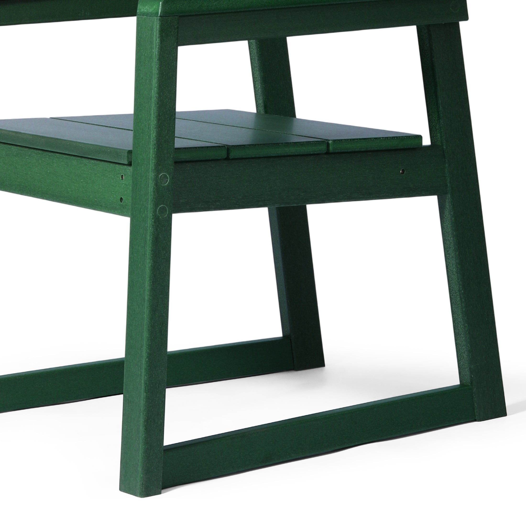 Cambria Modern HDPE Outdoor Patio Dining Arm Chairs (Set of 2)