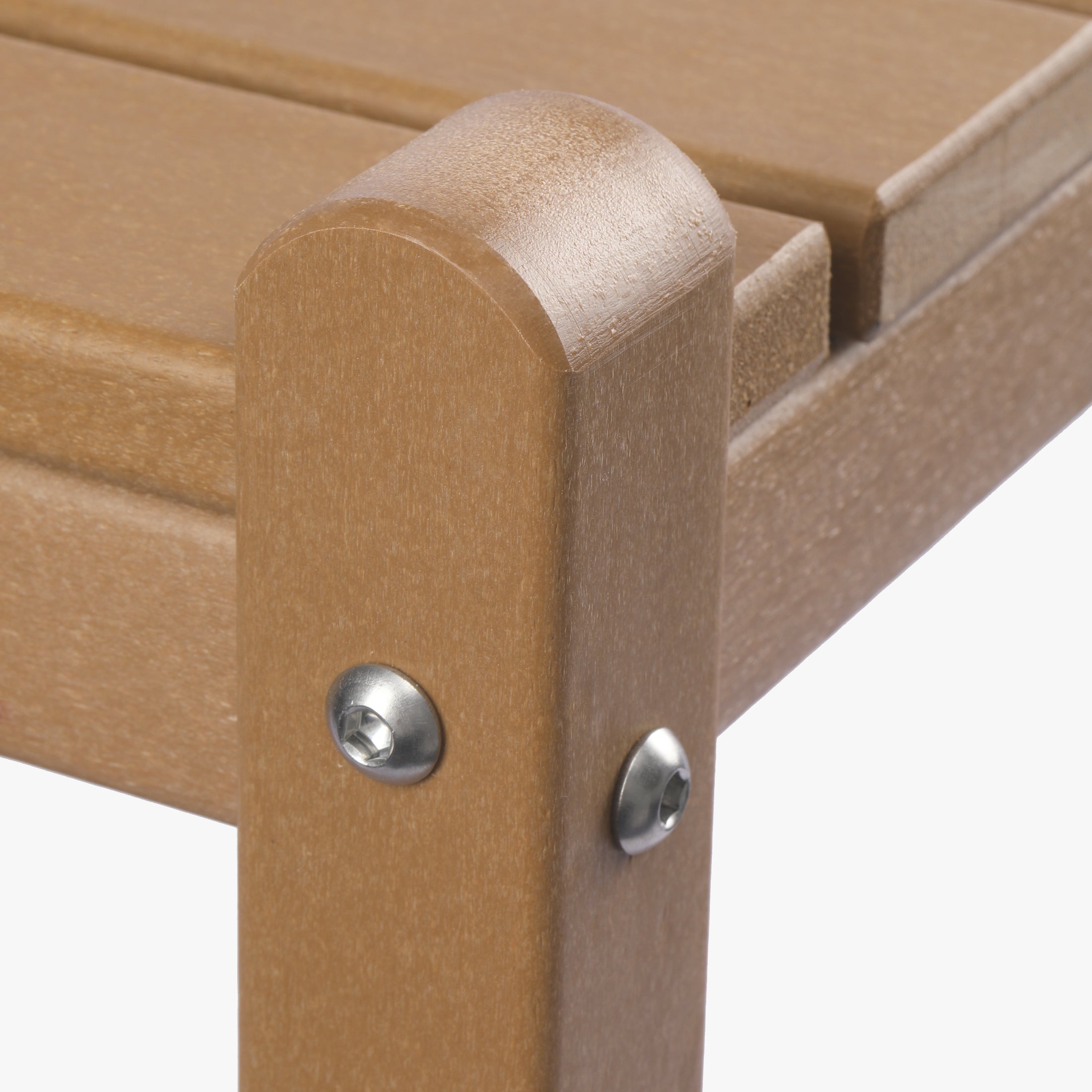 Paradise 36" Outdoor Adirondack HDPE 2-Tier Patio Side Table