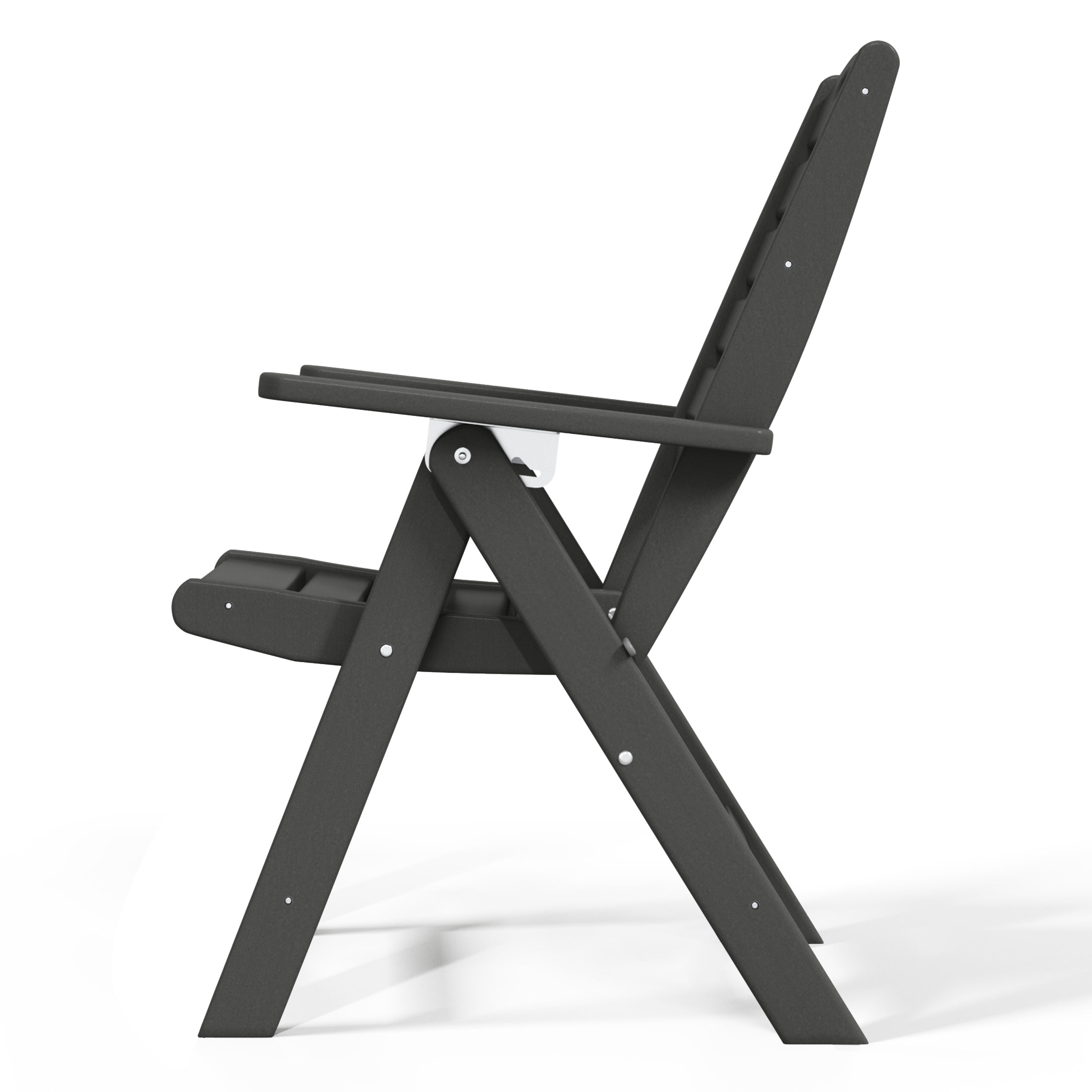 Paradise HDPE Adjustable Highback Folding Patio Dining Chair