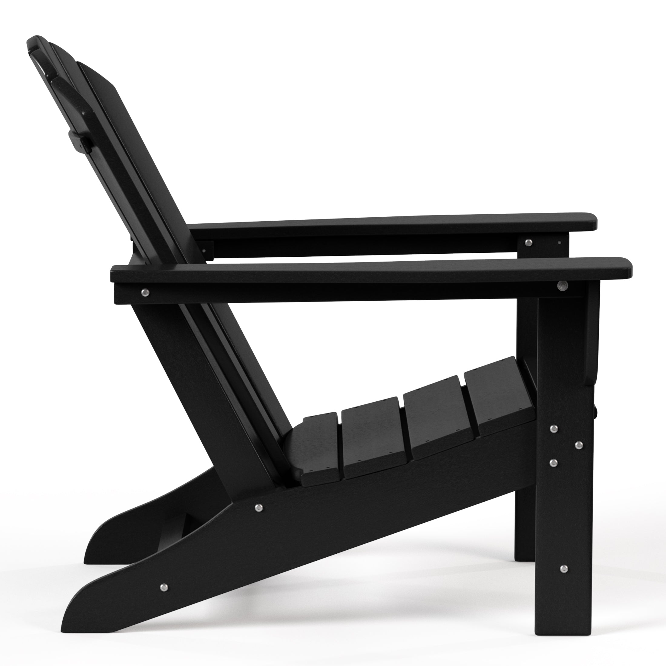 Portside Outdoor Adirondack Chair With Ottoman And Side Table 5-Piece Set