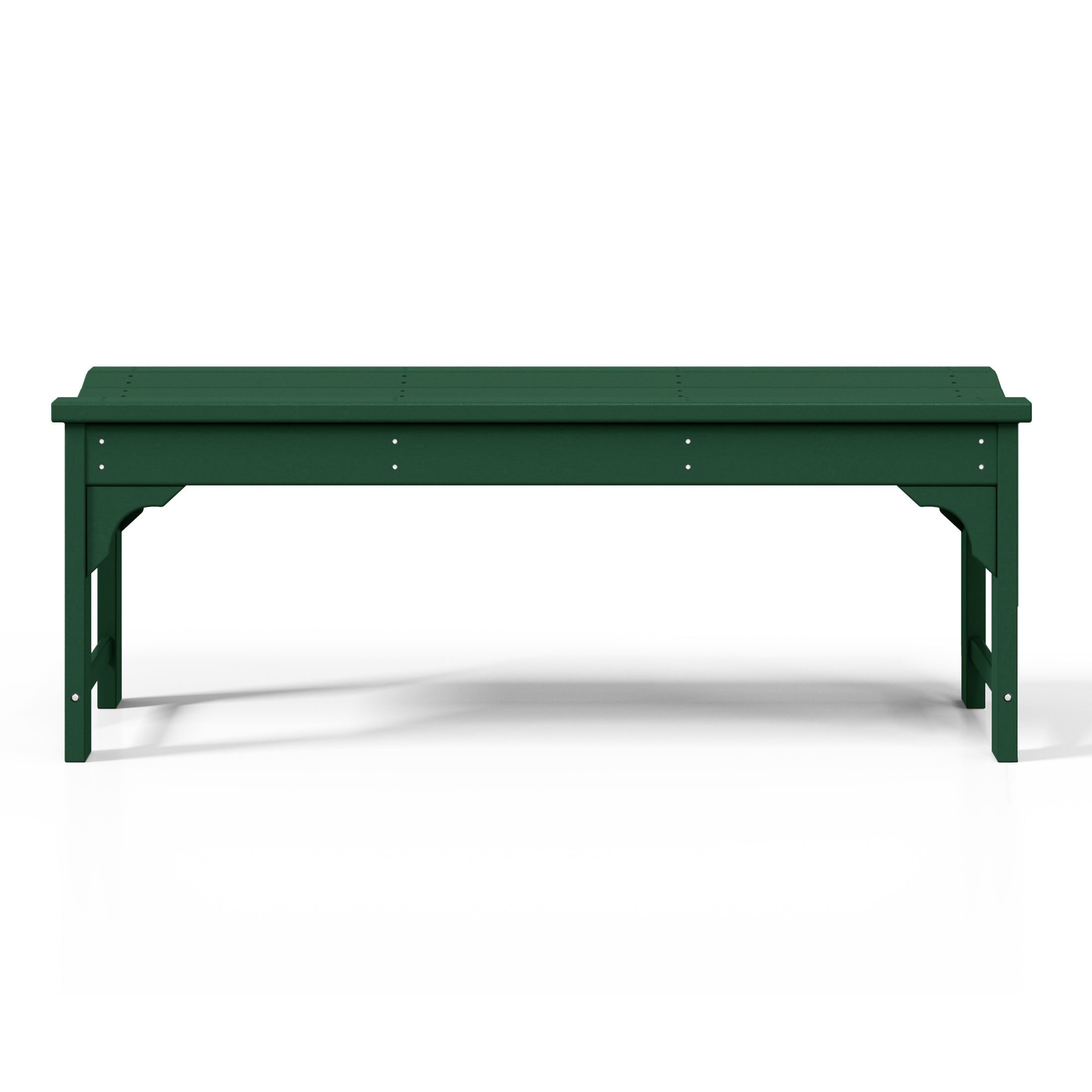 Paradise 48" length backless Poly Wood Outdoor / Garden bench