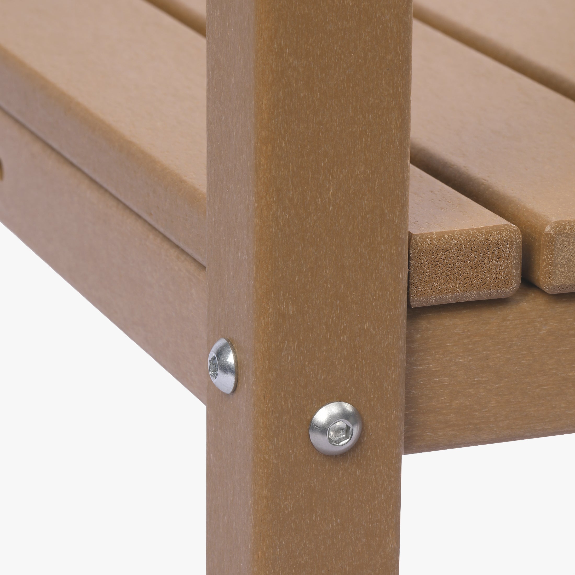 Paradise 36" Outdoor Adirondack HDPE 2-Tier Patio Side Table