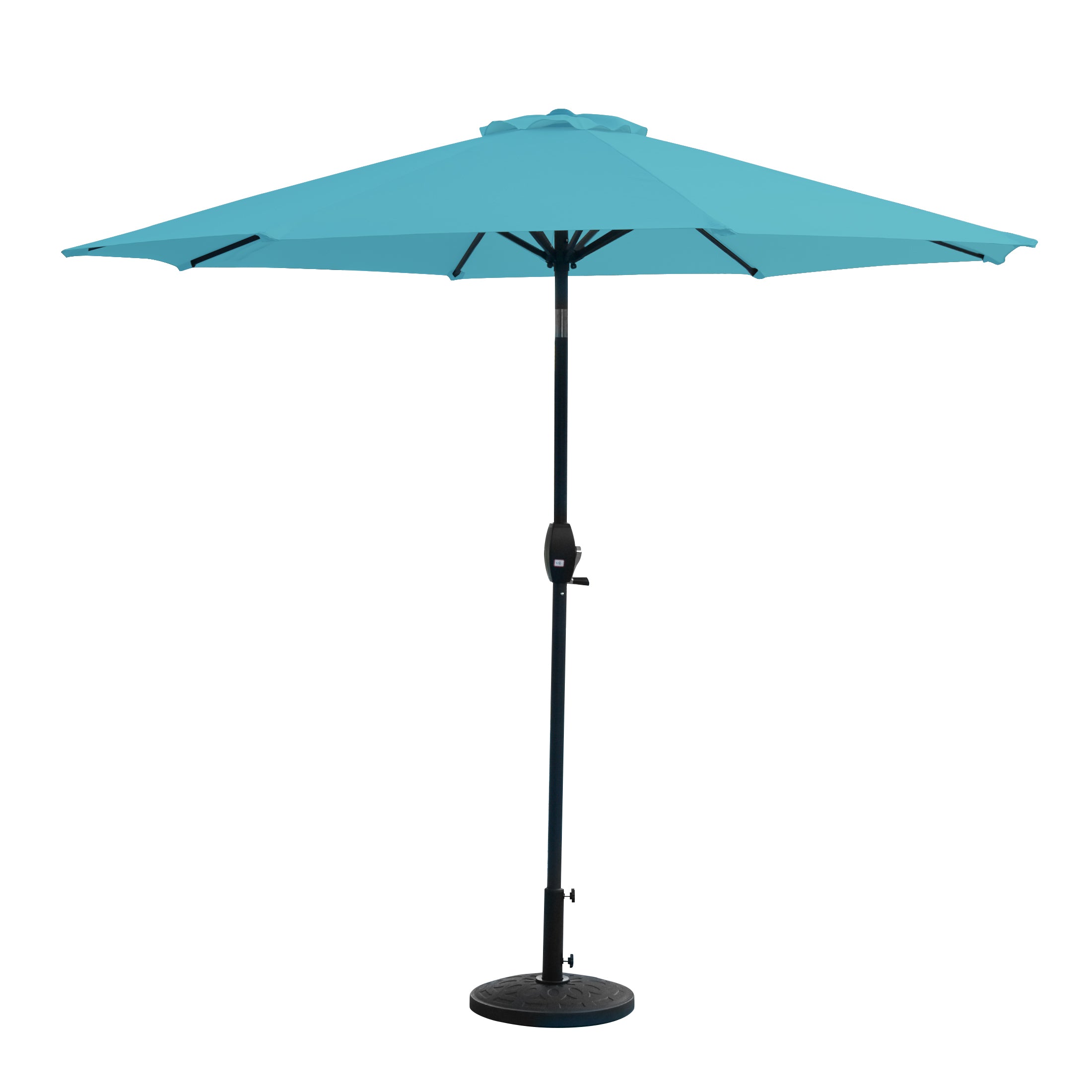 Cabana 9 ft. Patio Table Umbrella with tilt, crank features and free standing weight base kit