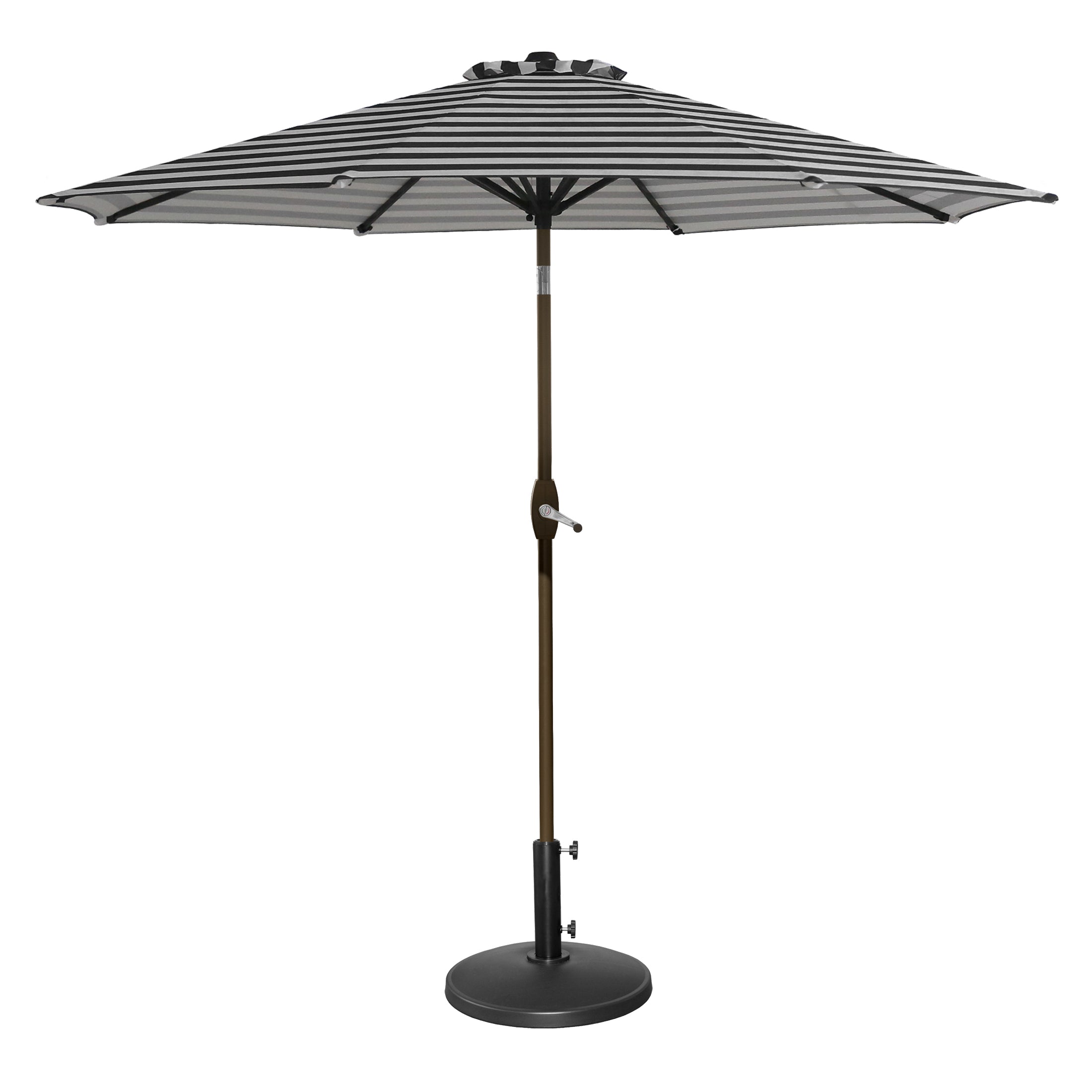 Cabana 9 ft. Patio Table Umbrella with tilt, crank features and free standing weight base kit