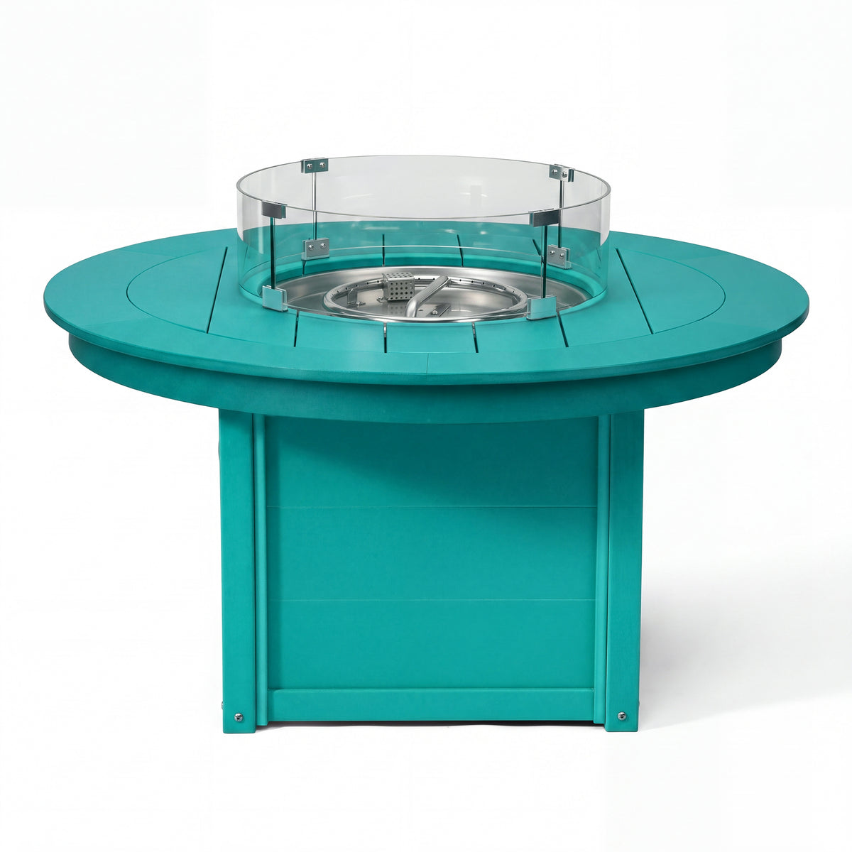 Sol 47" Modern Outdoor 55,000 BTU Patio Propane Round Fire Pit Table