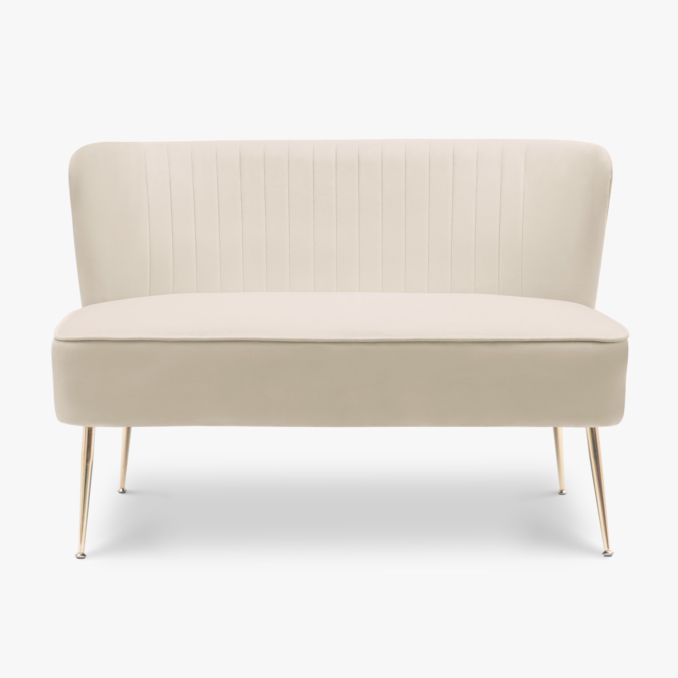 Alaia Mid Century Modern Tufted Velvet Loveseat Sofa and 25" Accent Chair 3-Piece Set