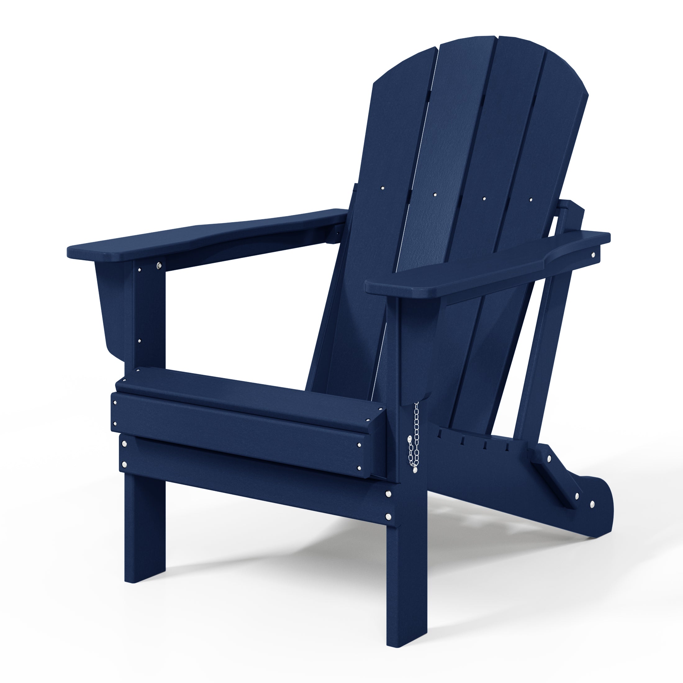 Paradise HDPE Outdoor Patio Folding Poly Adirondack Chair