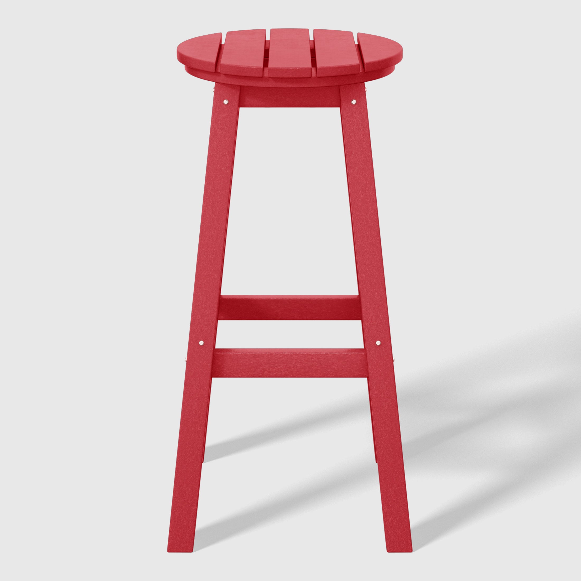 Paradise 29" HDPE Outdoor Patio Round Bar Stool Set of 3
