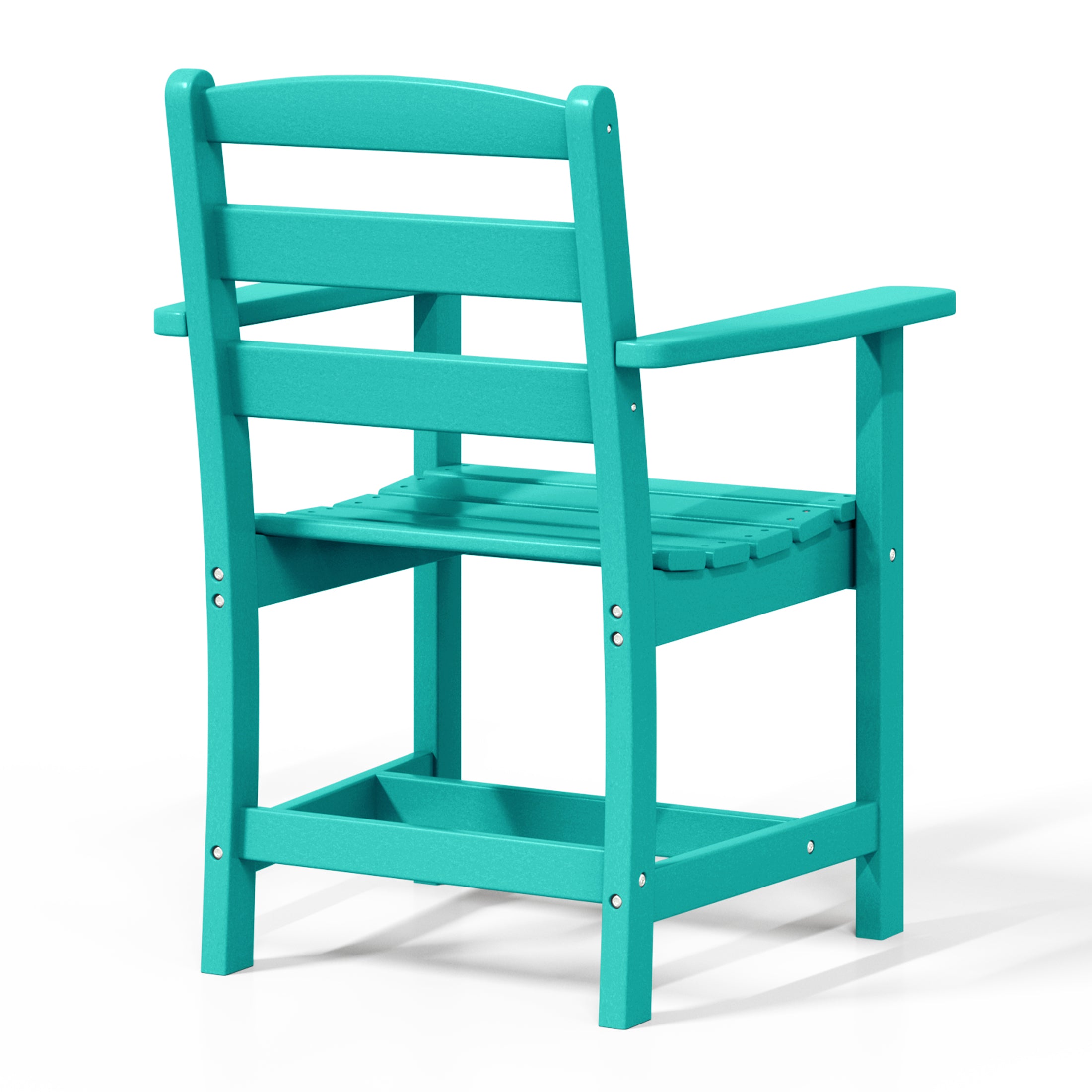 Palms Outdoor HDPE Patio Classic Dining Arm Chair