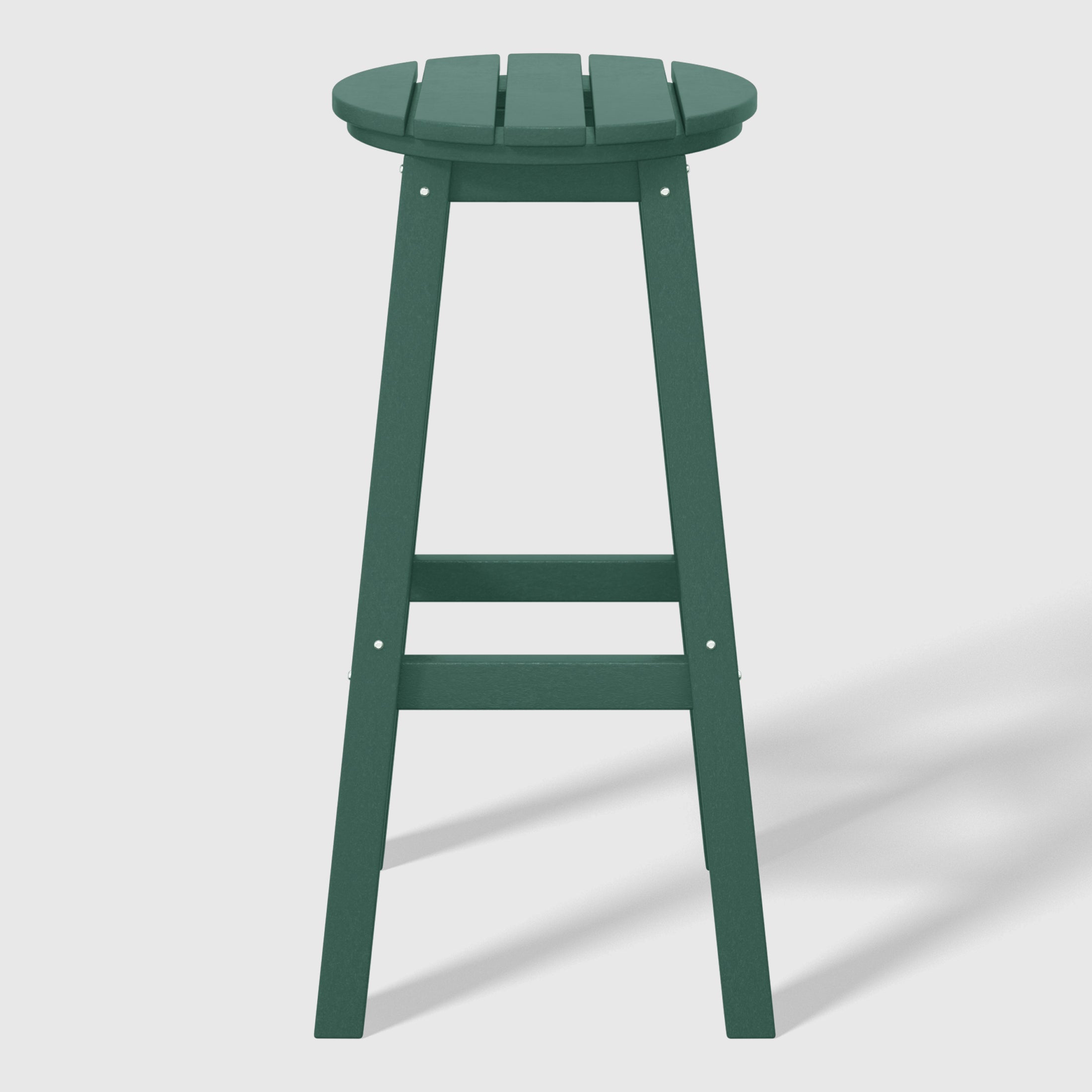 Paradise 29" HDPE Outdoor Patio Round Bar Stool Set of 2