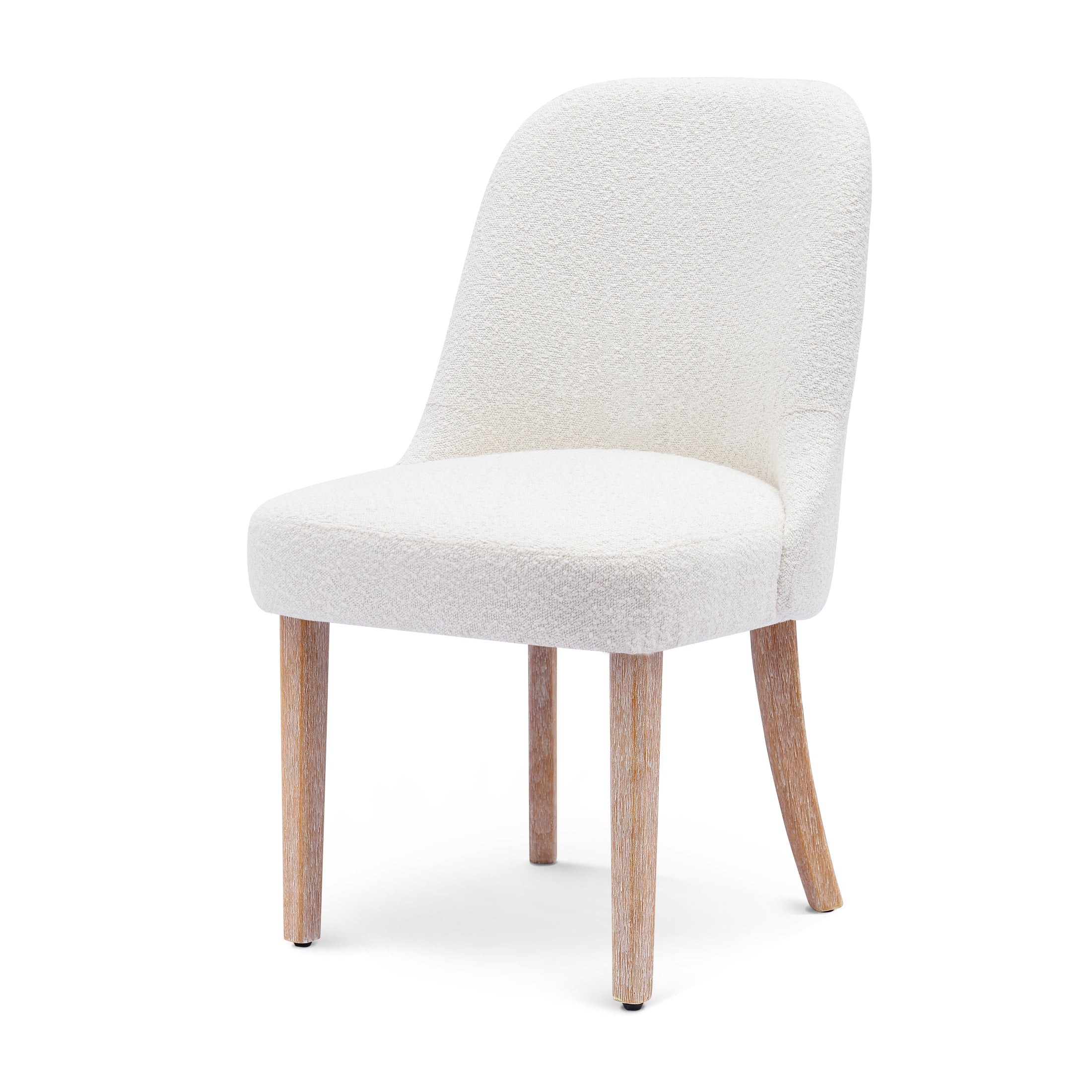 Amélie Mid-Century Modern Upholstered Boucle Dining Chair (Set of 6)