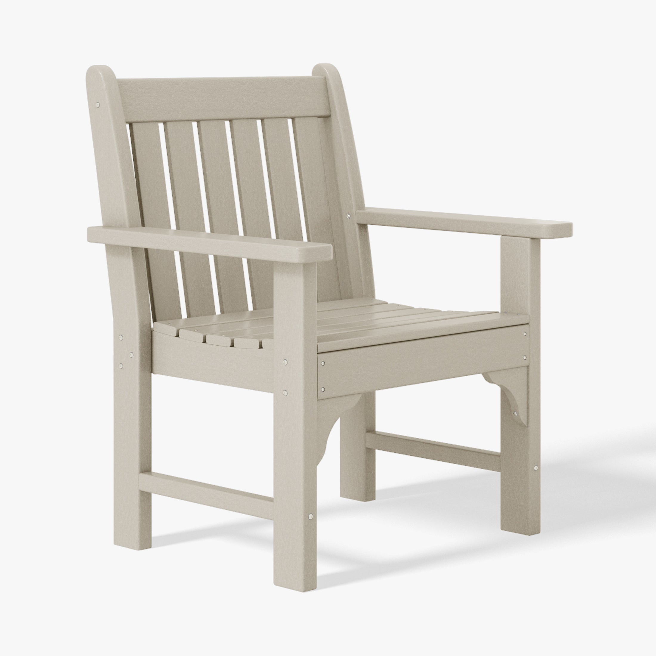 Paradise Outdoor Patio 3-Piece HDPE Adirondack Garden Chairs with Square Adirondack Side Table Set