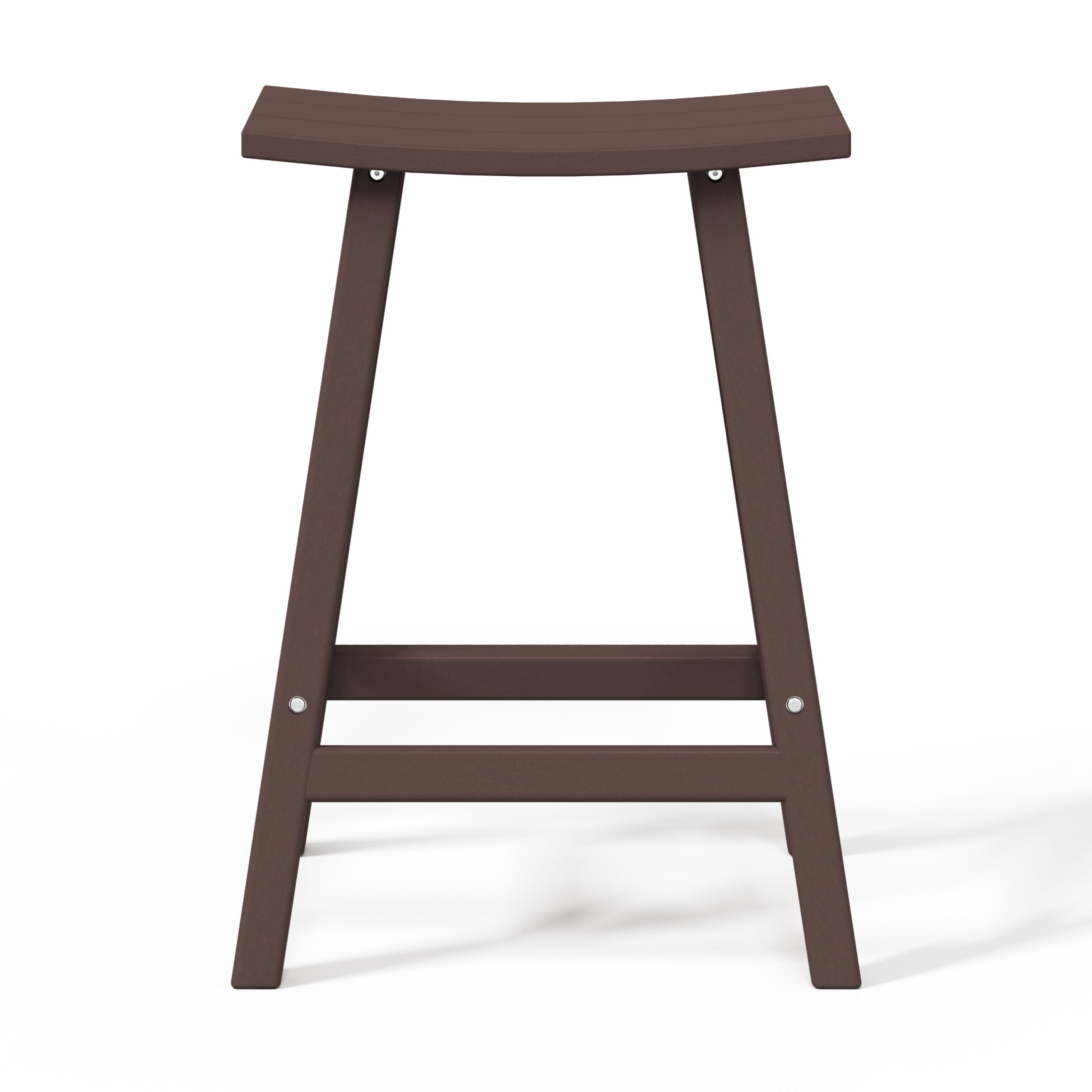 Paradise 2 piece set of 24" height Outdoor / Patio Saddle bar stools