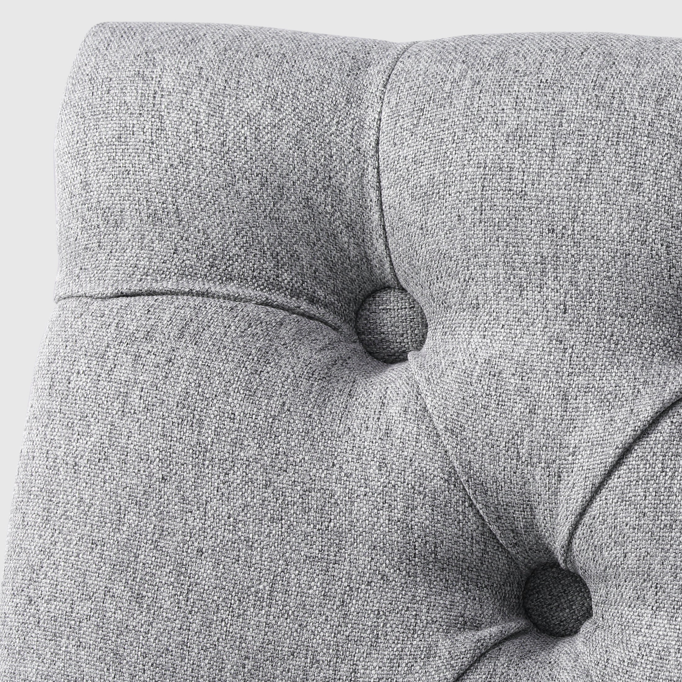 Bellmount Linen fabric tufted upholstered side chair