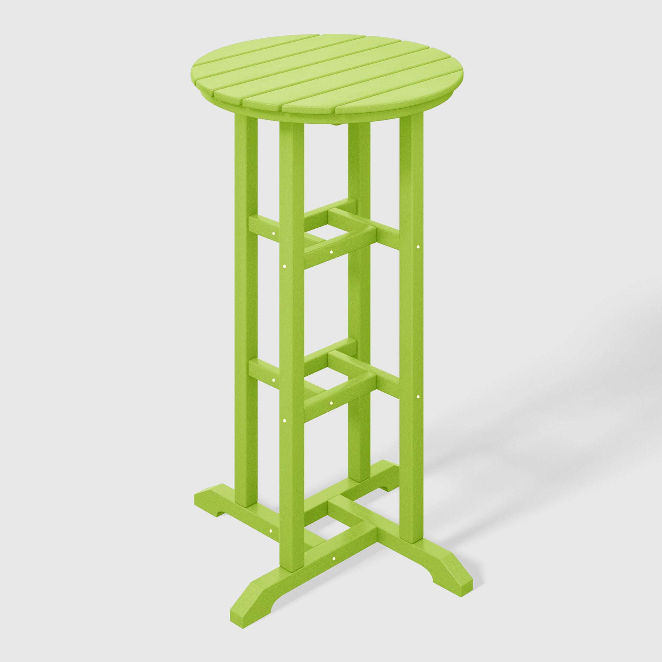 Paradise Outdoor Patio Bar Height Table and Bar Stool 4-Piece Dining Set