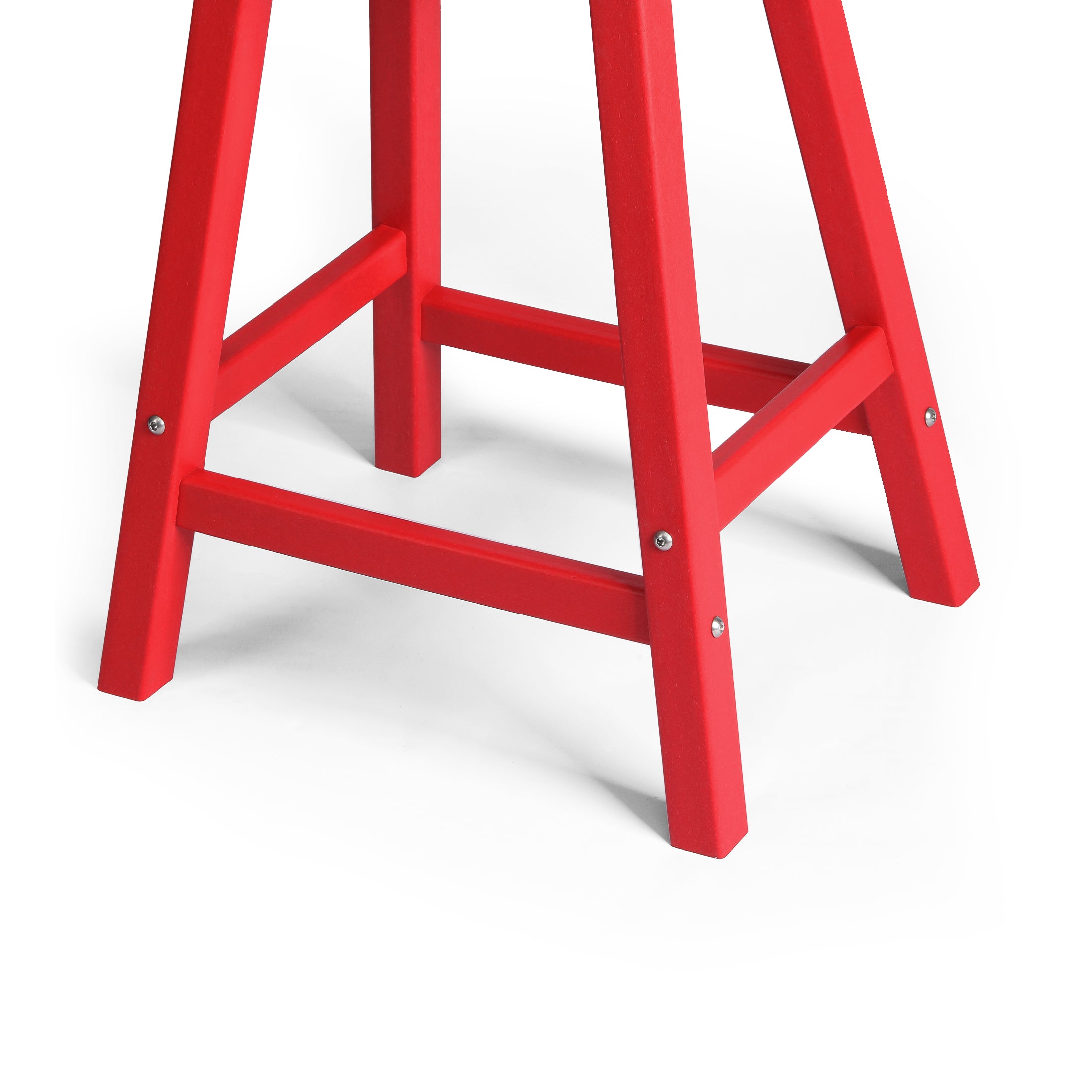 Paradise 24" HDPE Outdoor Patio Counter Height Bar Stools (Set of 2)
